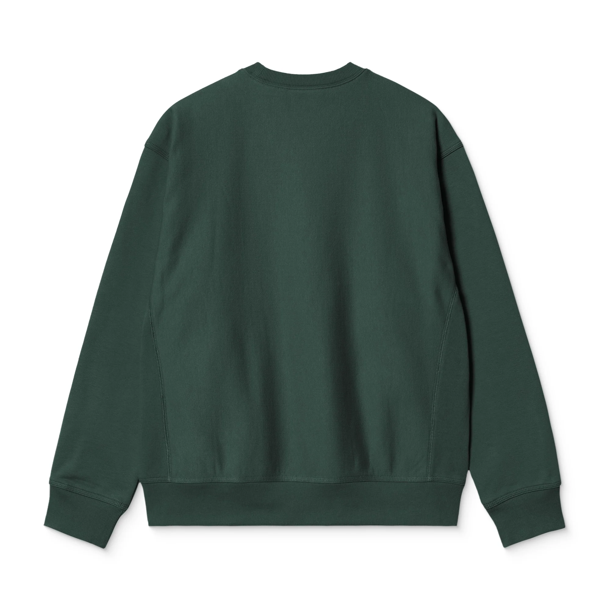 Carhartt WIP American Script Sweat Kale Green - Image 4