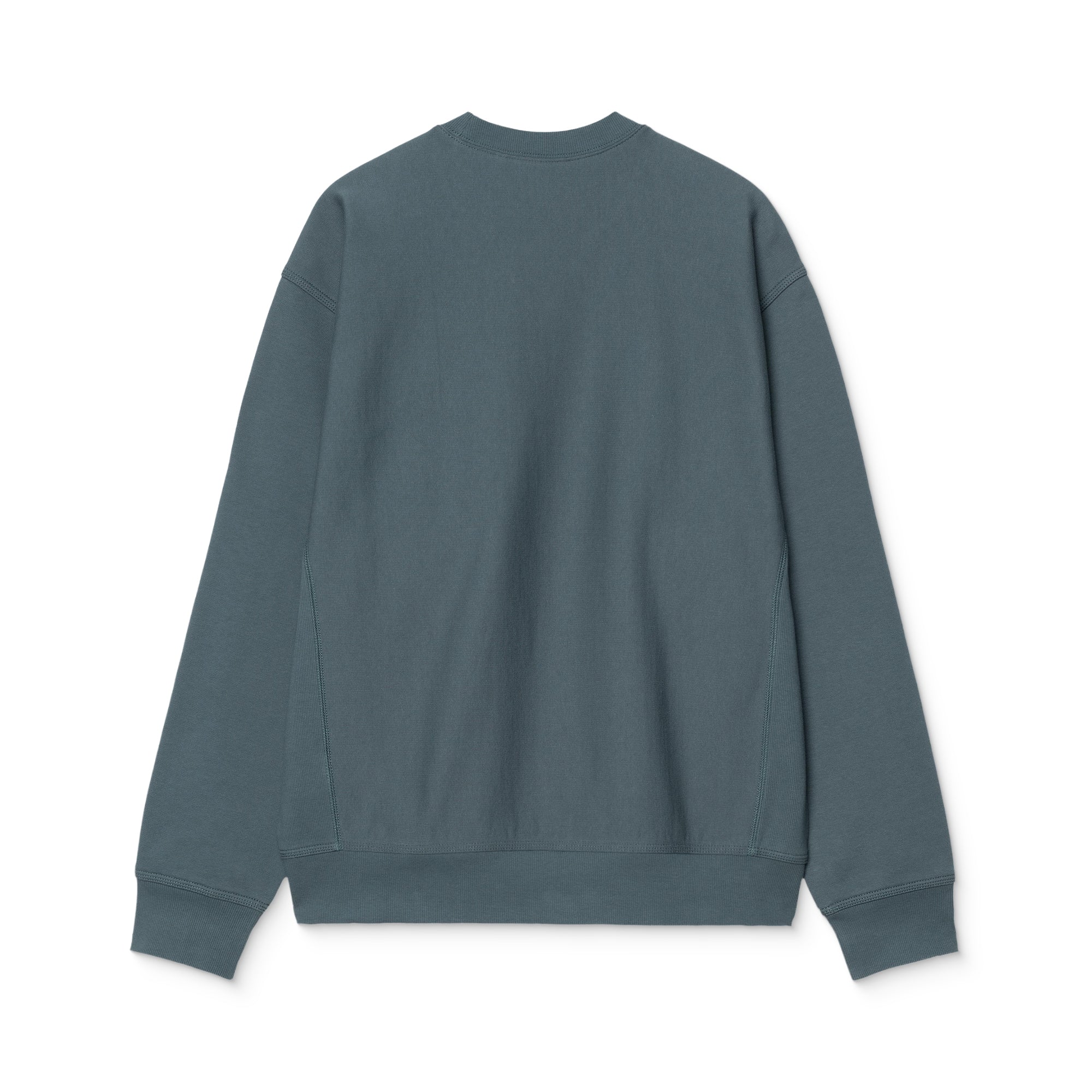 Carhartt WIP American Script Sweat Office Blue - Image 4