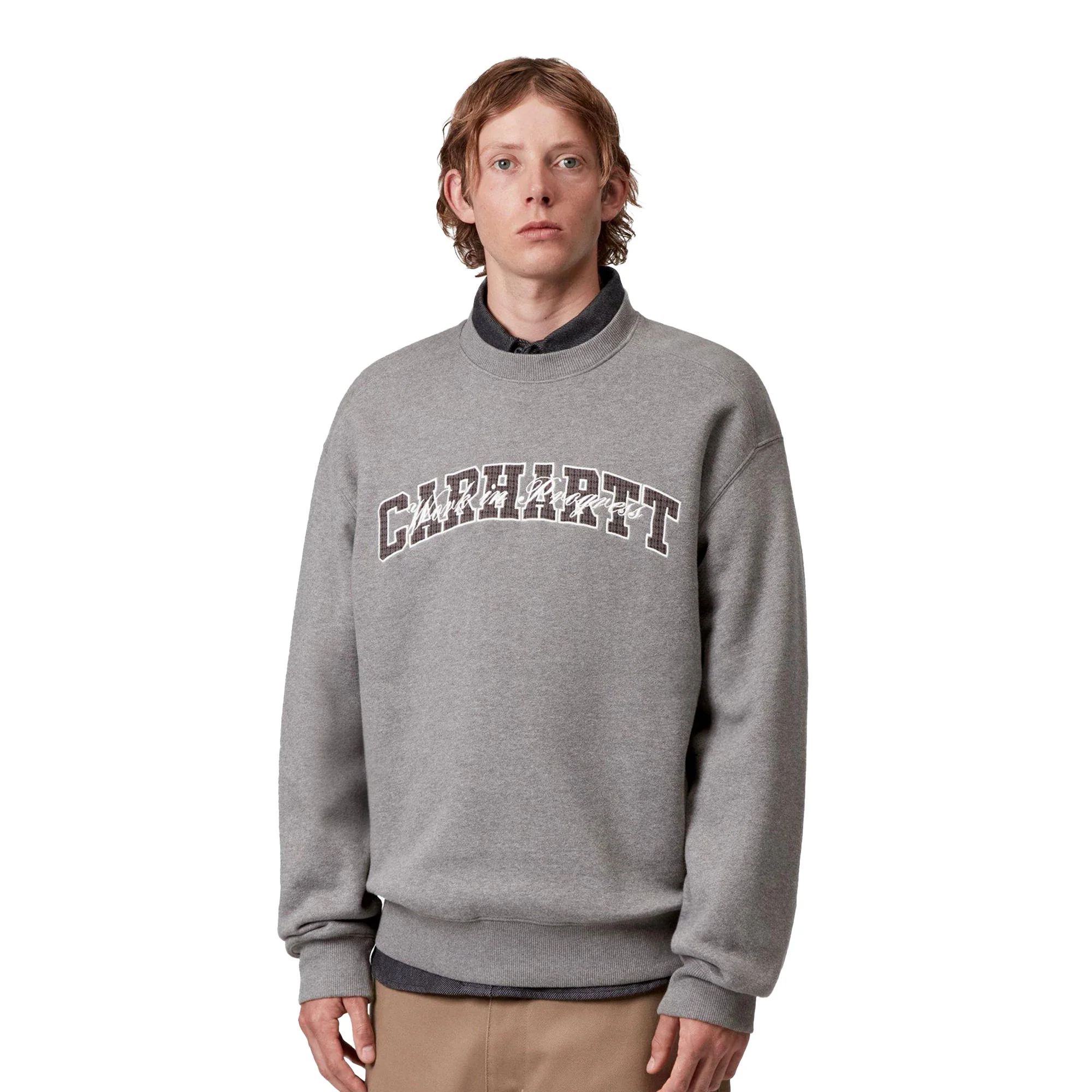 Carhartt WIP Big School Sweat Dark Grey Heather