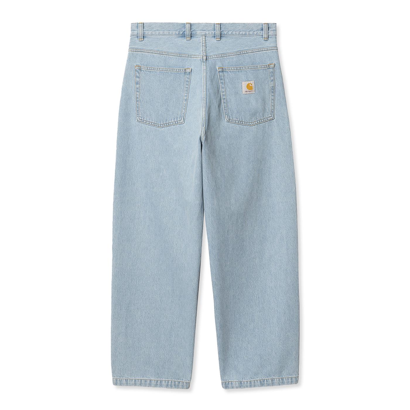 Carhartt WIP Brandon Pant Blue heavy stone bleached - Image 4