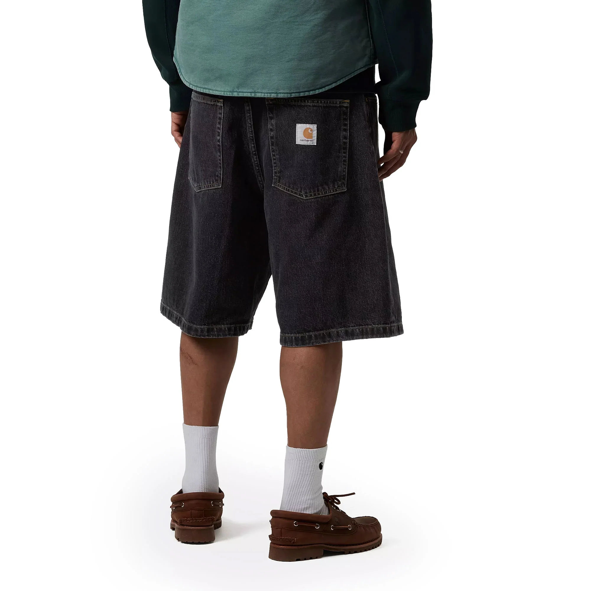 Carhartt WIP Brandon Short Black stone washed - Image 2
