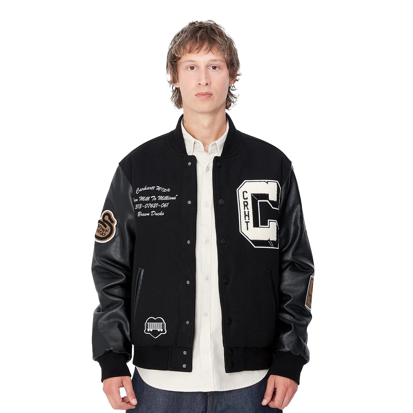Carhartt WIP Brown Ducks Bomber Black/Black