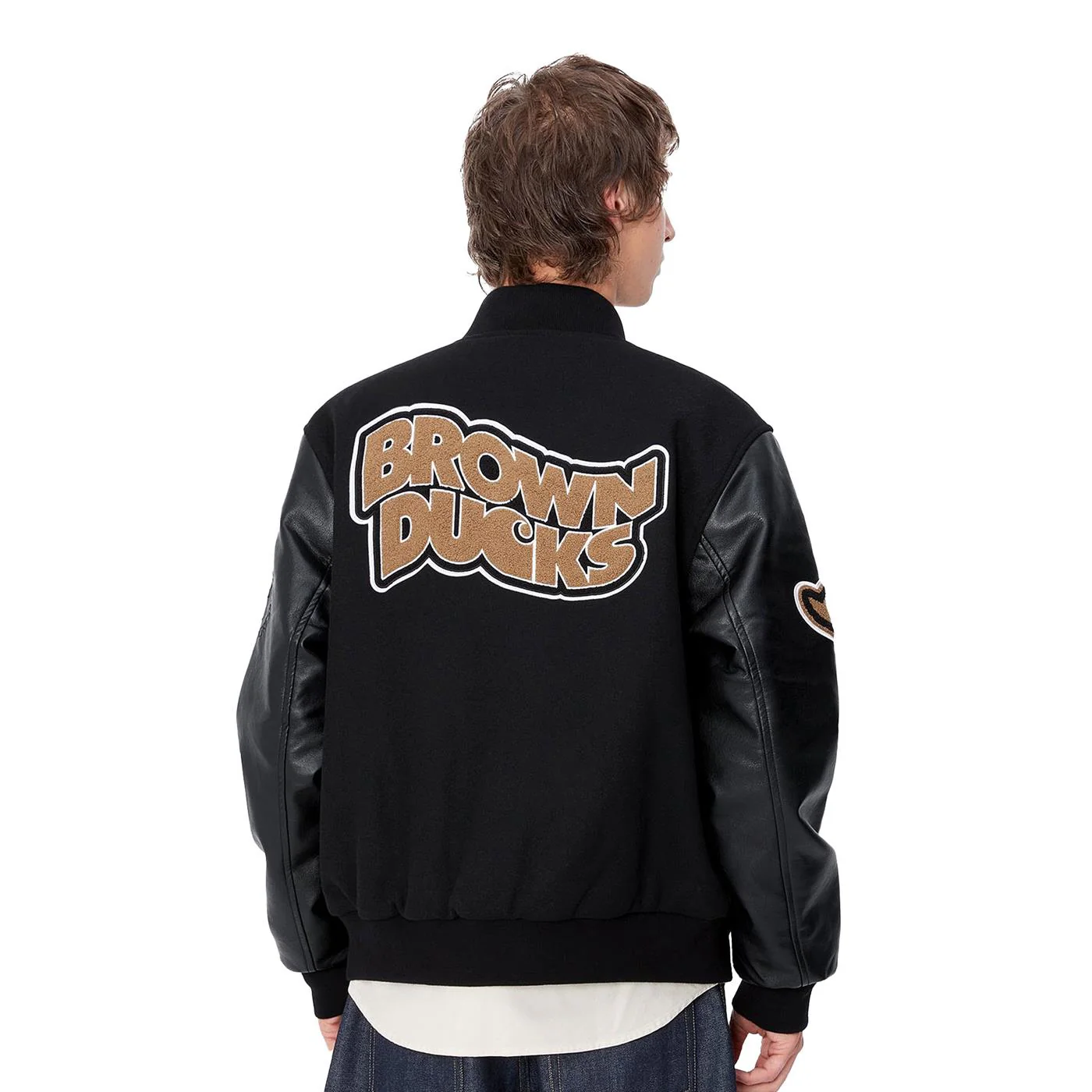 Carhartt WIP Brown Ducks Bomber Black/Black - Image 2