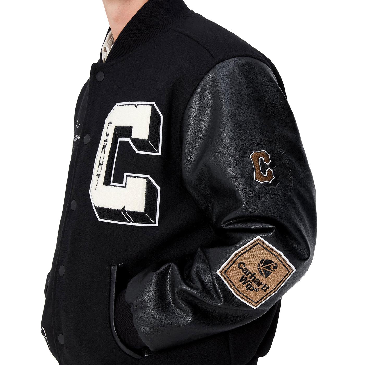 Carhartt WIP Brown Ducks Bomber Black/Black - Image 3