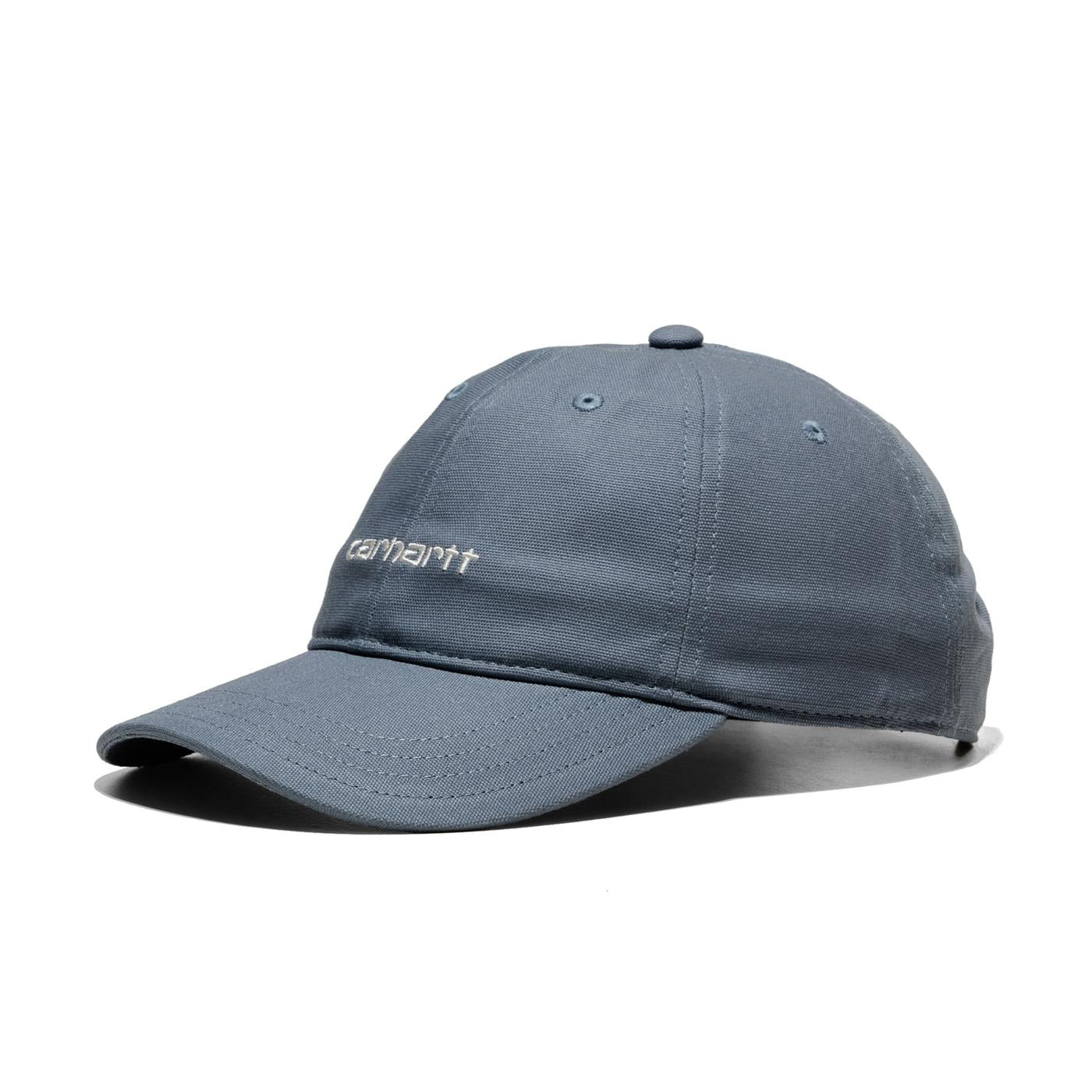 Carhartt WIP Canvas Script Cap Dove Grey/Wax - Image 2