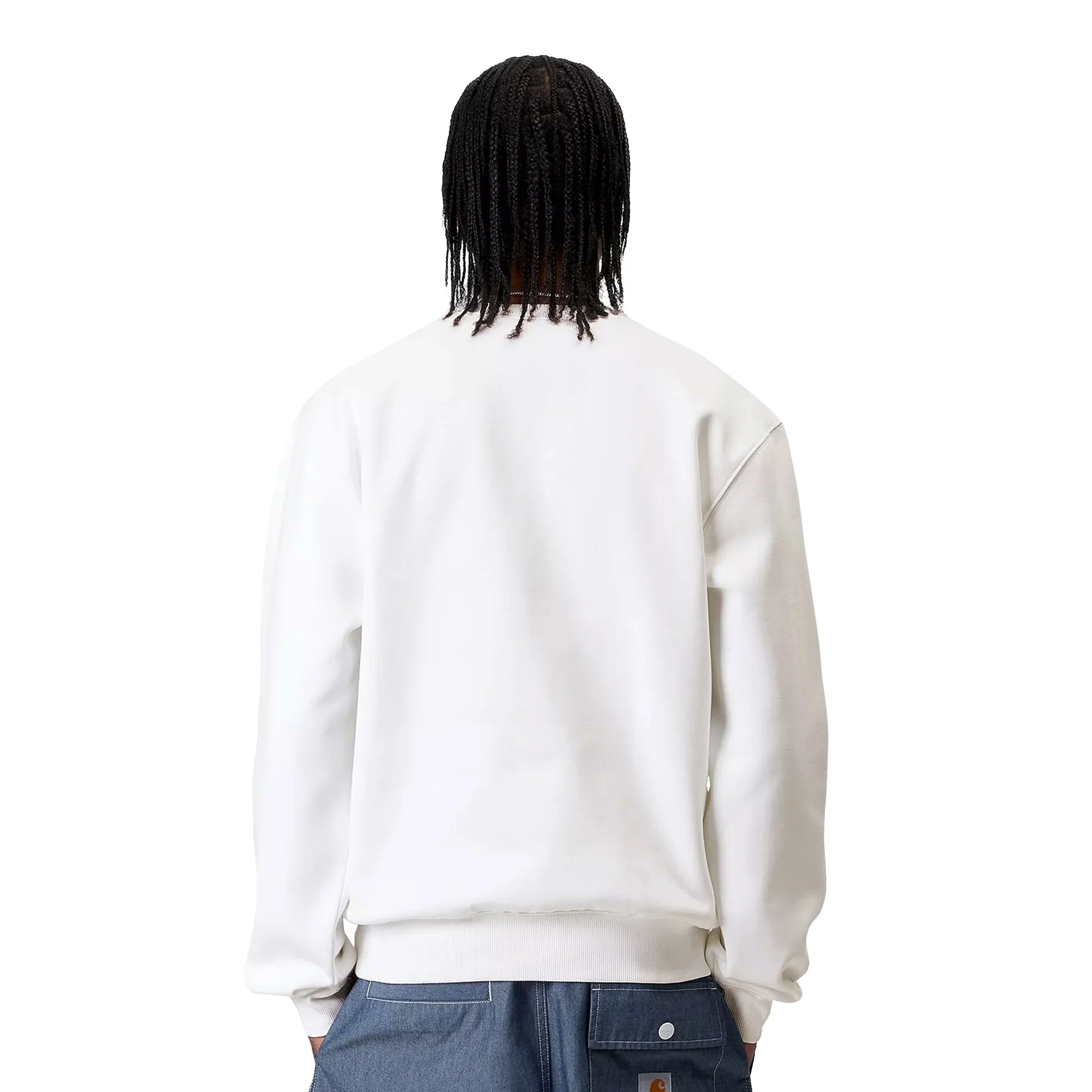Carhartt WIP Carhartt Sweat White/Huckleberry - Image 2