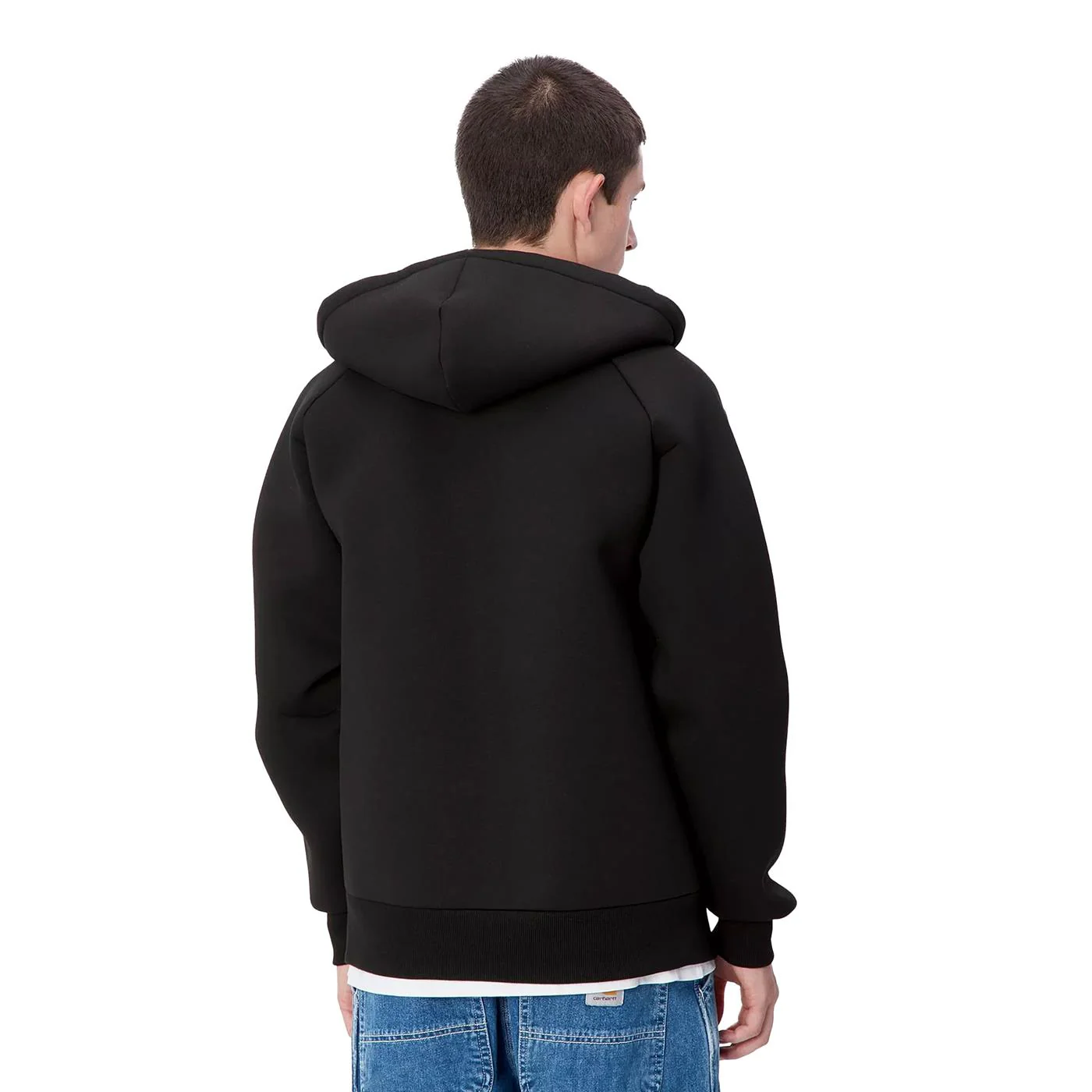 Carhartt WIP Car-Lux Hooded Jacket Black/Grey - Image 2