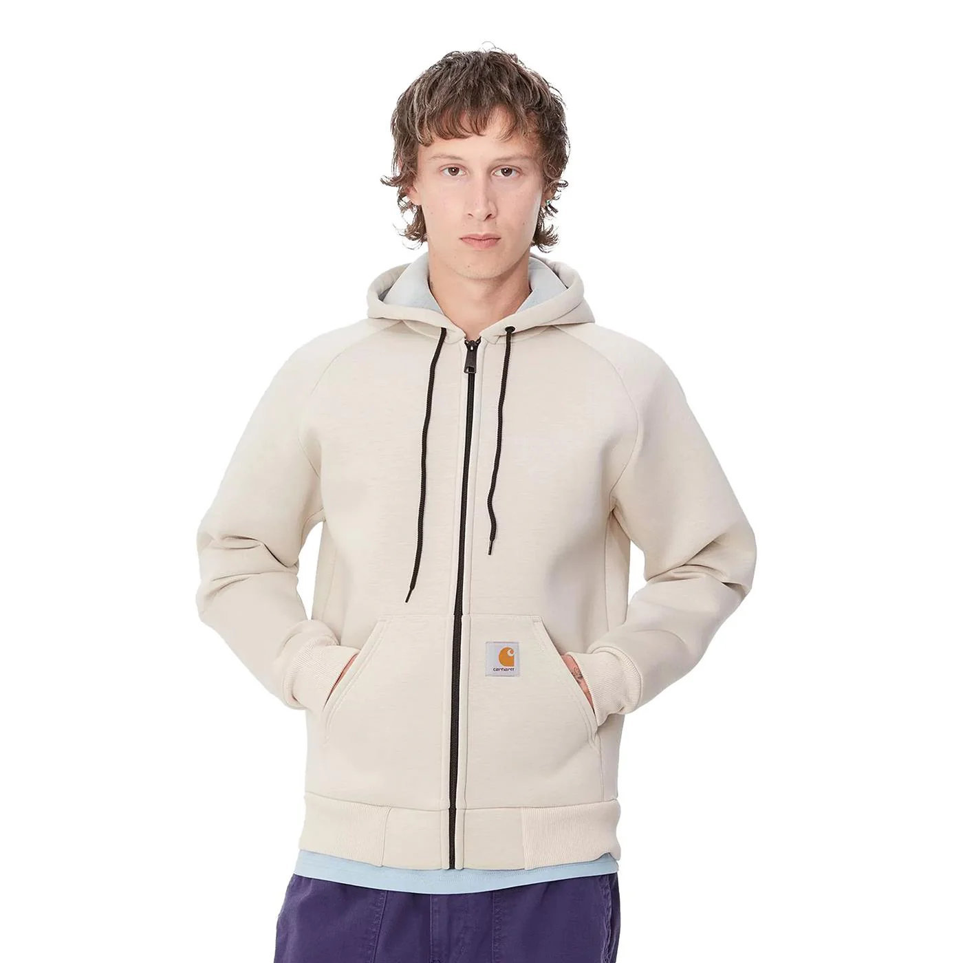 Carhartt WIP Car-Lux Hooded Jacket Moonbeam/Grey