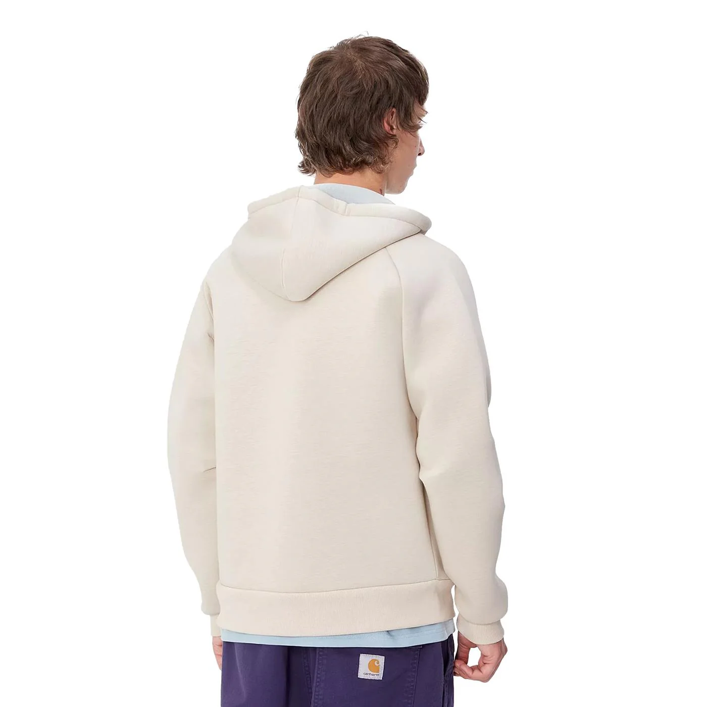 Carhartt WIP Car-Lux Hooded Jacket Moonbeam/Grey - Image 2