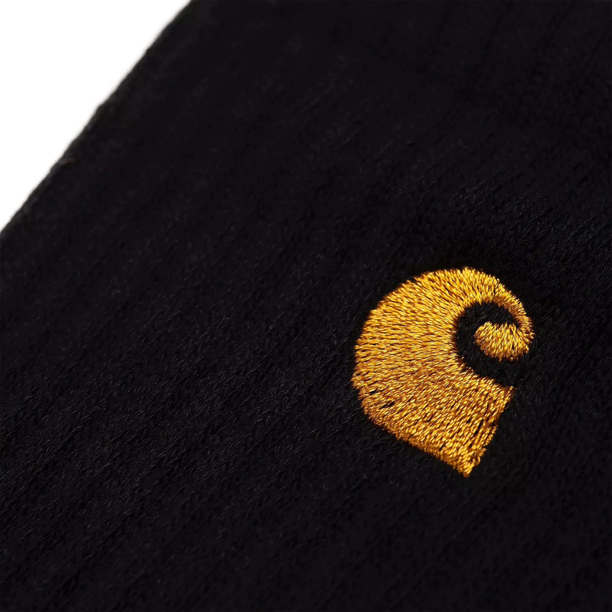 Carhartt WIP Chase Socks Black/Gold - Image 2