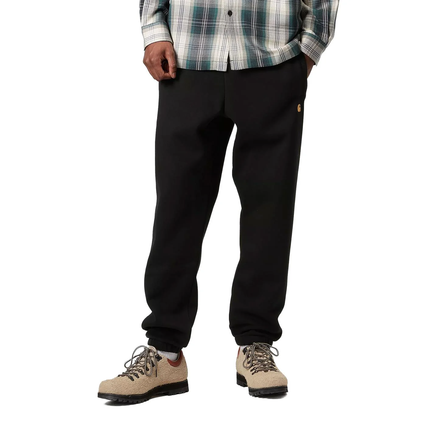 Carhartt WIP Chase Sweat Pant Black/Gold