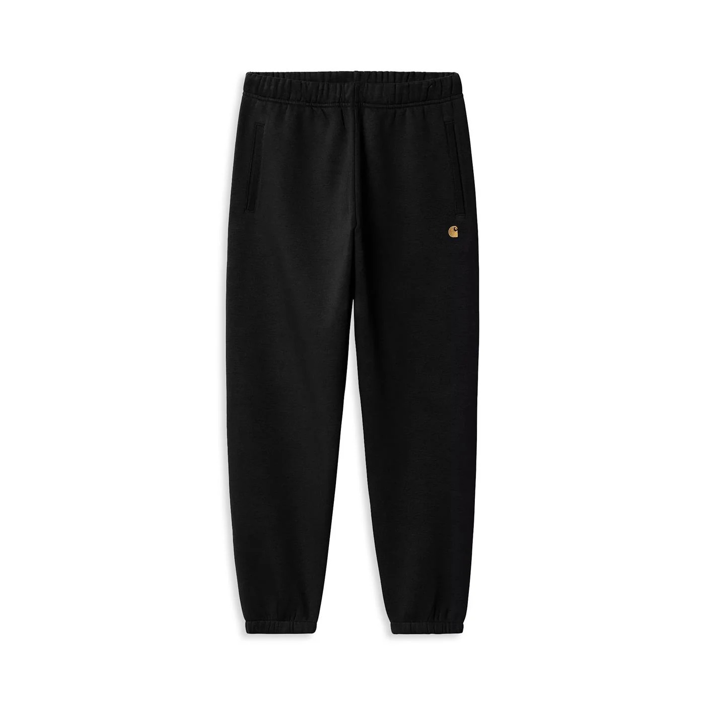 Carhartt WIP Chase Sweat Pant Black/Gold - Image 3