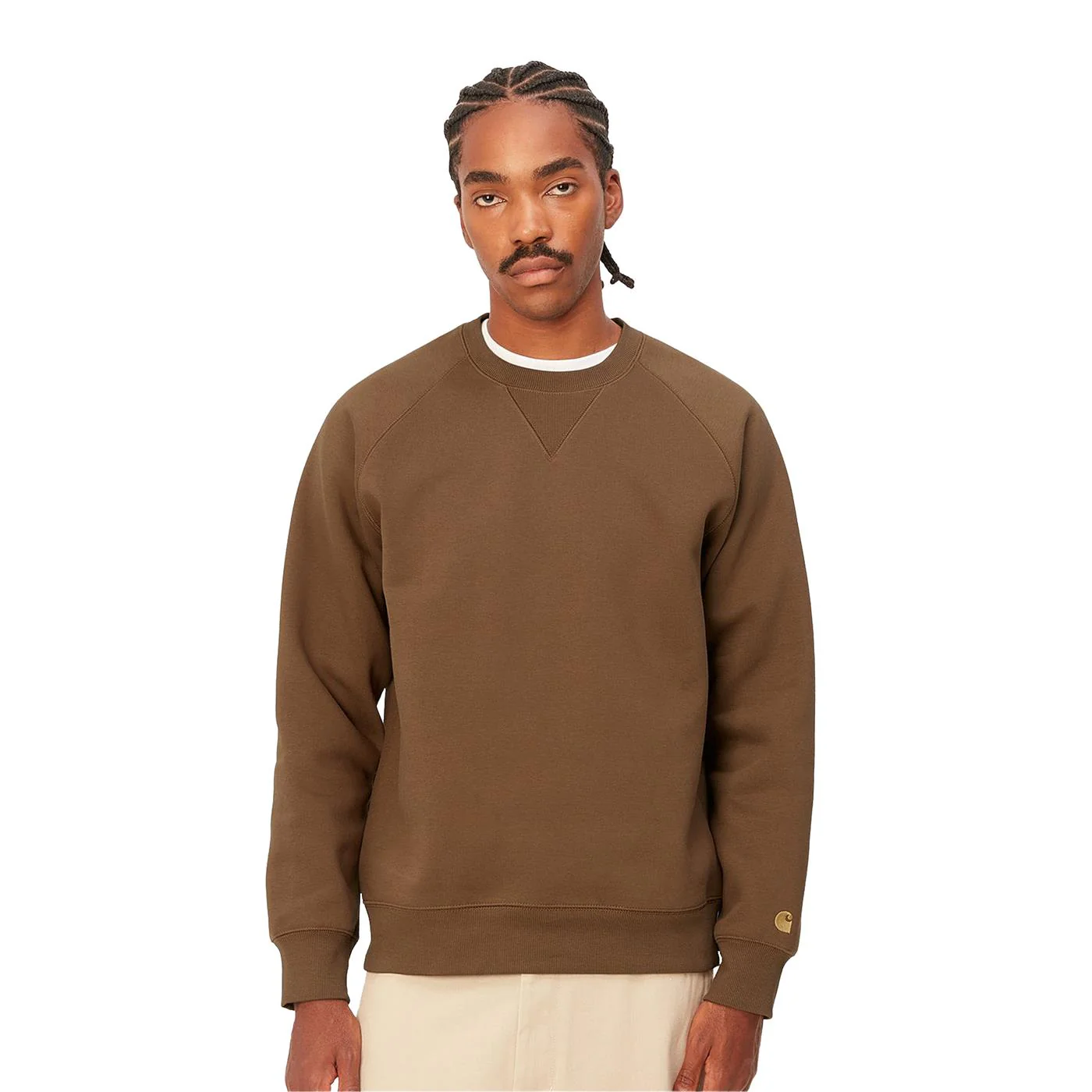 Carhartt WIP Chase Sweat Tamarind/Gold