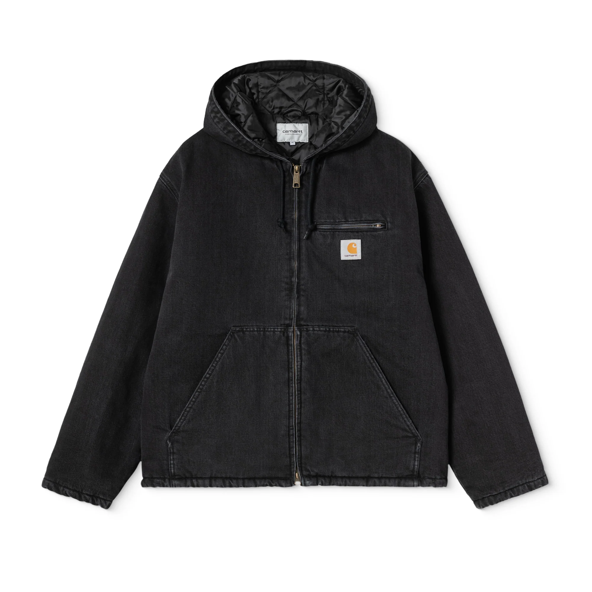 Carhartt WIP Cleveland Jacket Black stone washed - Image 4