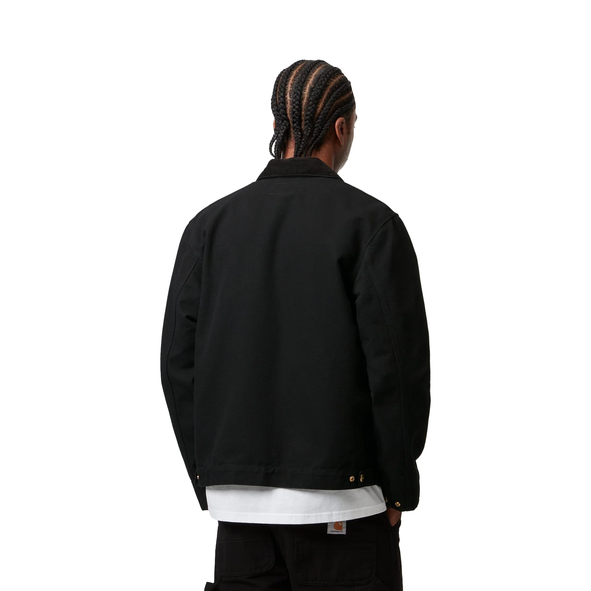 Carhartt WIP Detroit Jacket Black/Black rinsed - Image 3