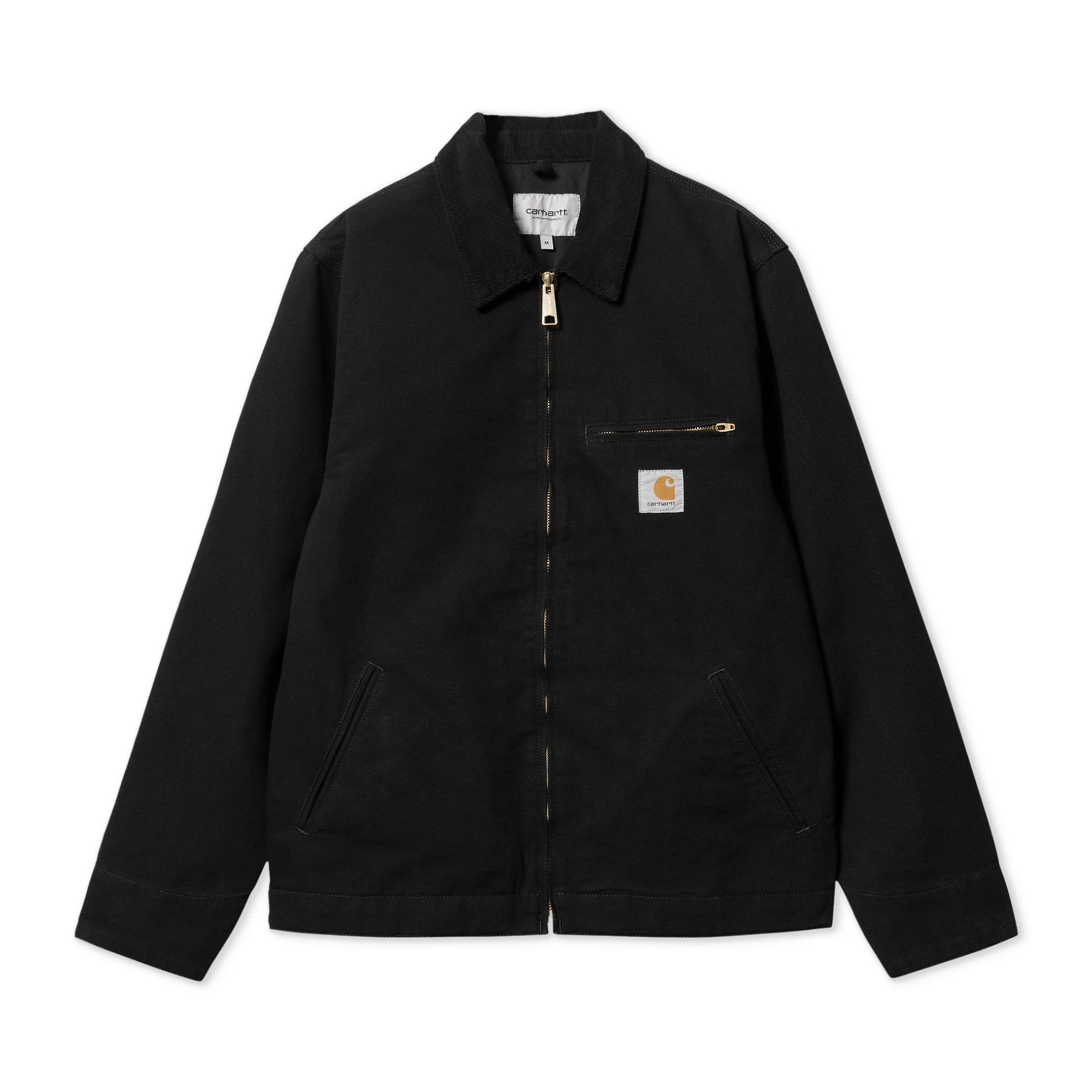 Carhartt WIP Detroit Jacket Black/Black rinsed - Image 4