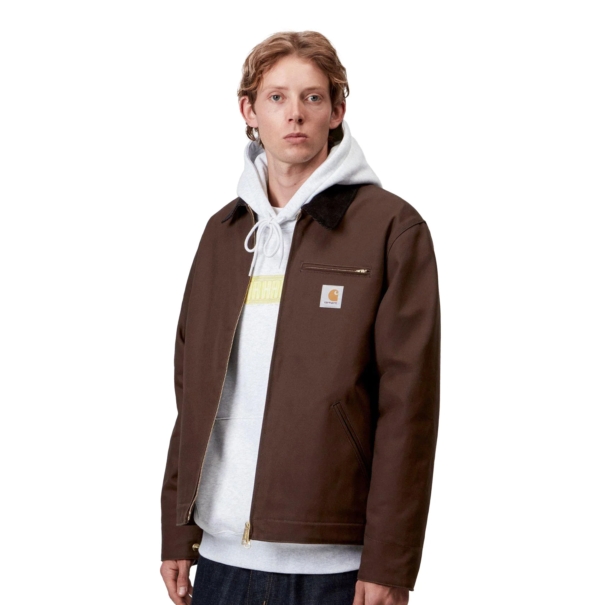 Carhartt WIP Detroit Jacket Tobacco/Black rigid - Image 3