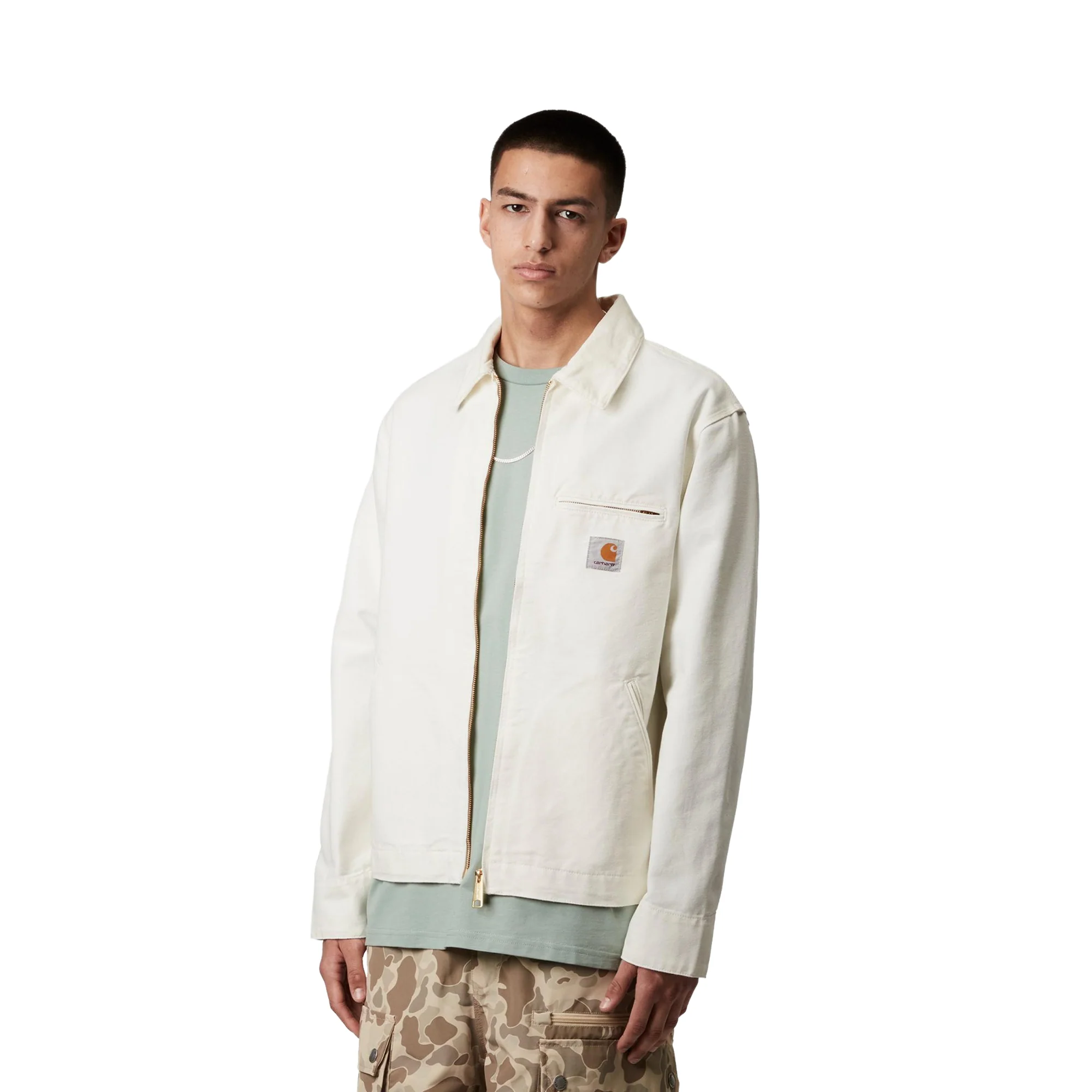 Carhartt WIP Detroit Jacket Wax/Wax rinsed