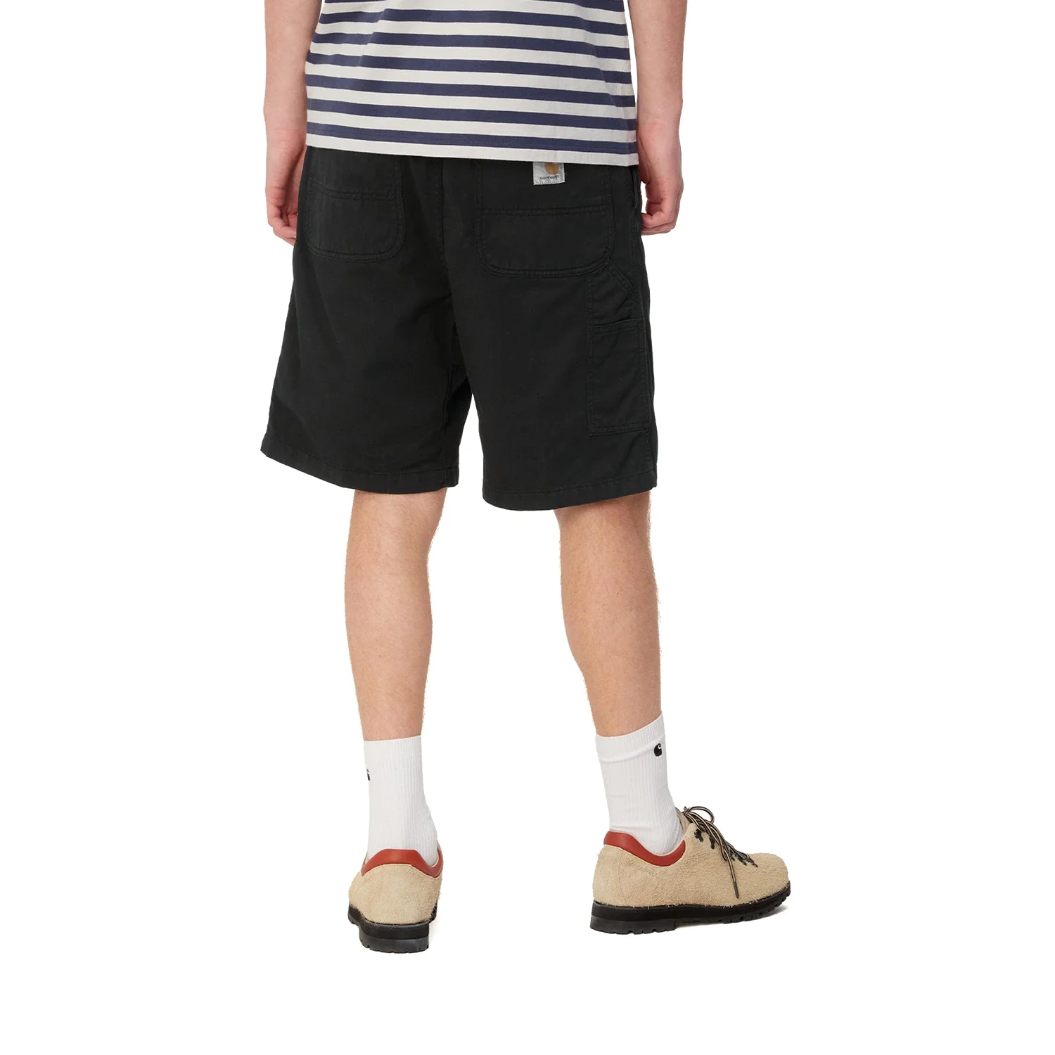 Carhartt WIP Flint Short Black garment dyed - Image 2