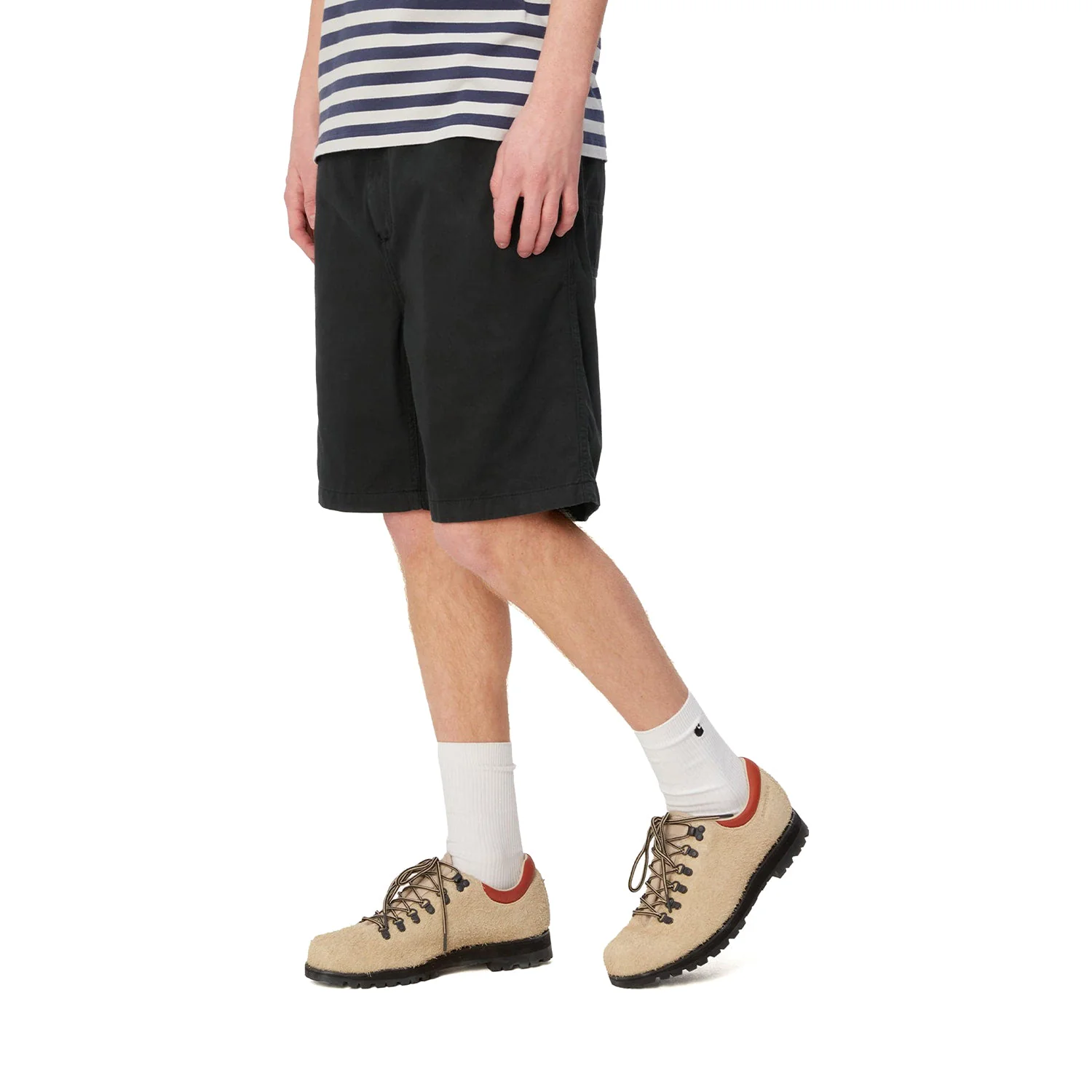 Carhartt WIP Flint Short Black garment dyed - Image 3