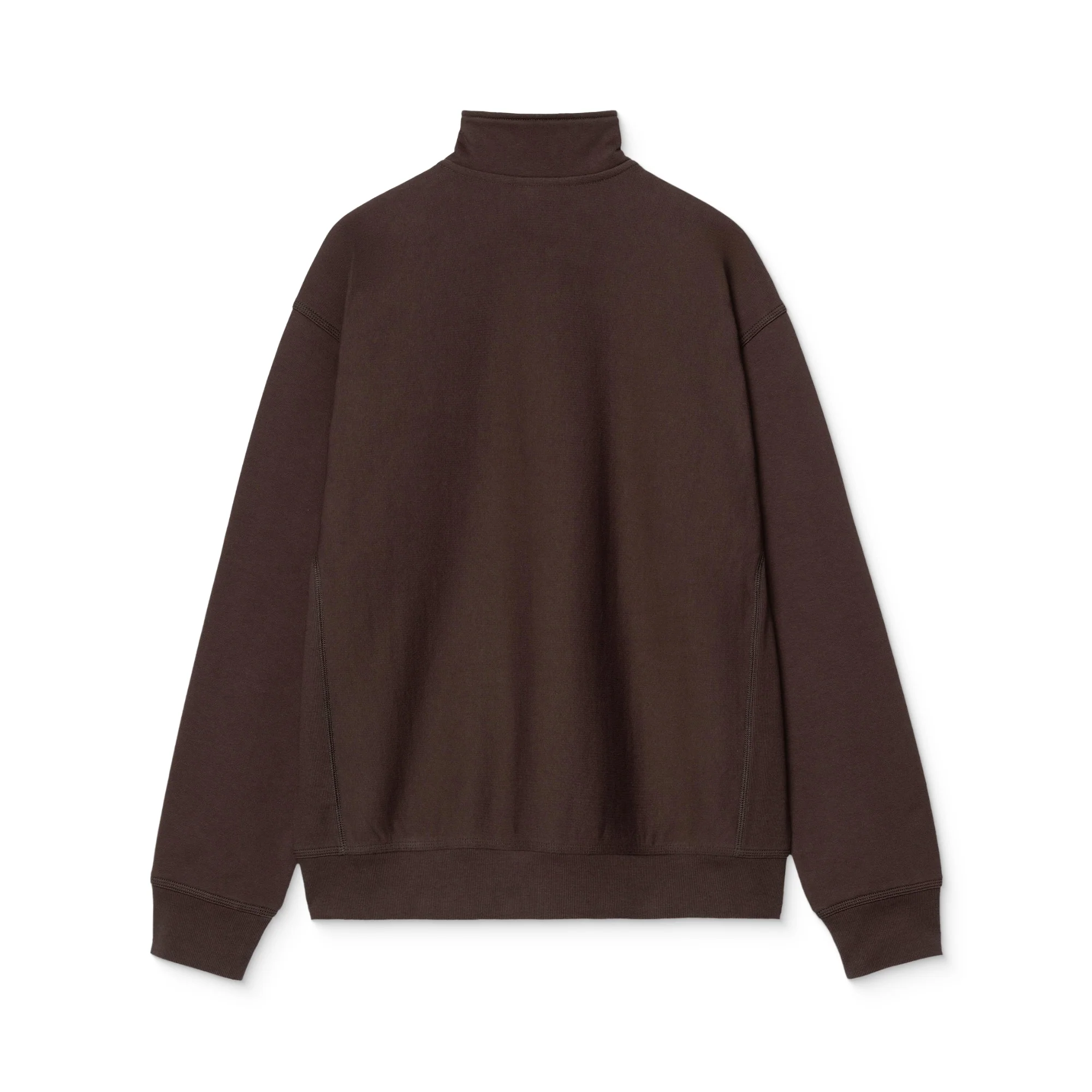 Carhartt WIP Half Zip American Script Sweat Palisander - Image 2