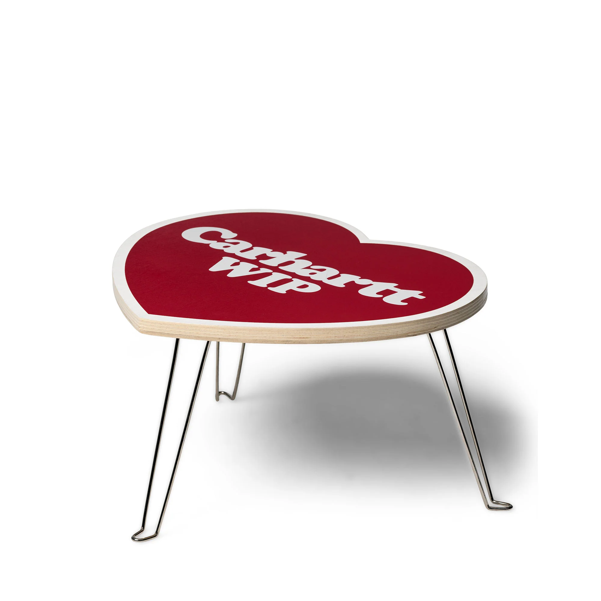 Carhartt WIP Heart Folding Table Scarlet/White