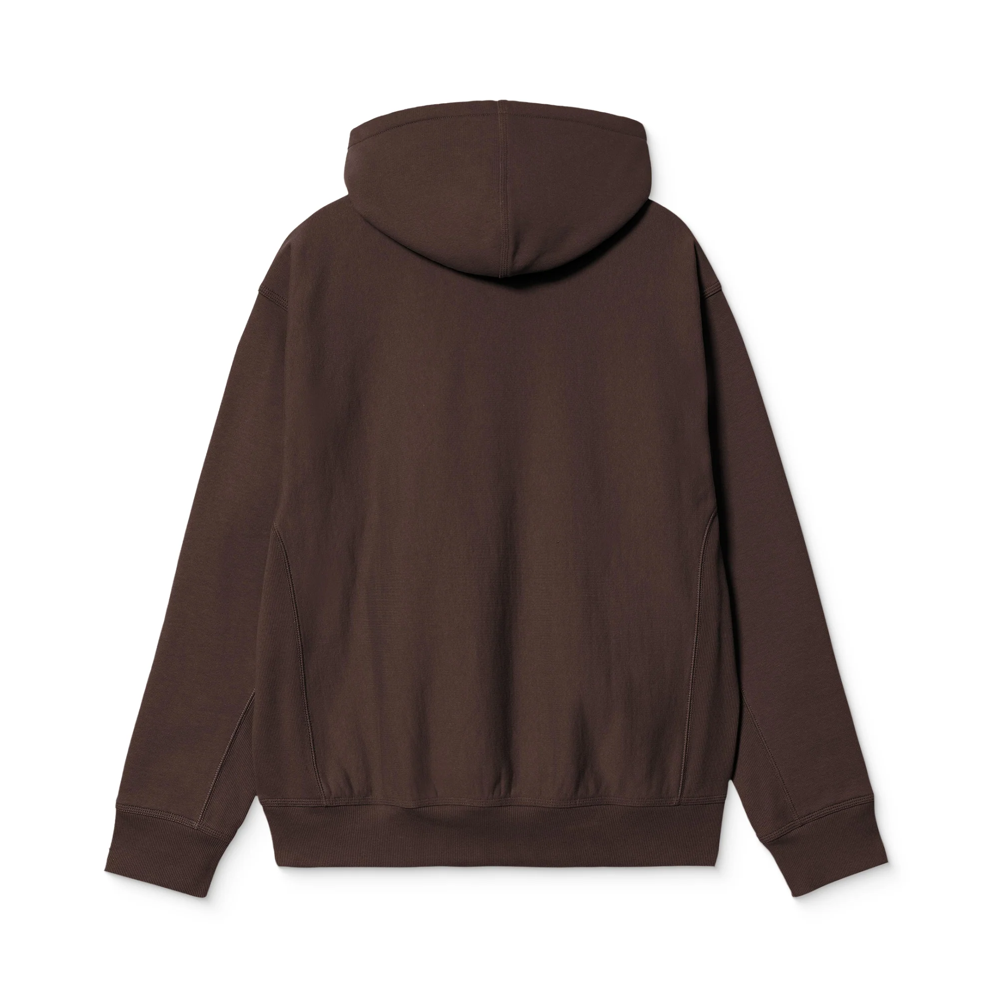 Carhartt WIP Hooded American Script Sweat Palisander - Image 4