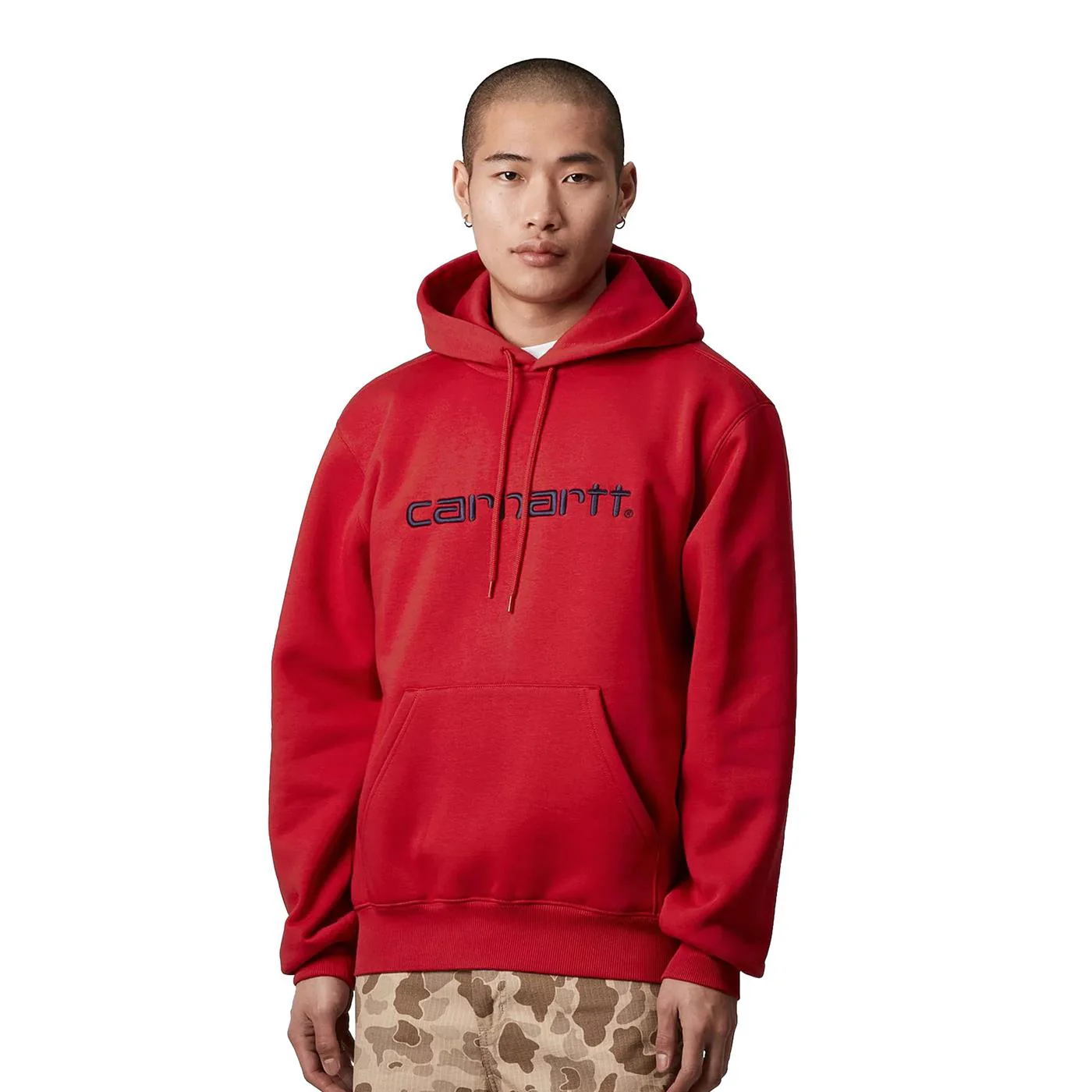 Carhartt WIP Hooded Carhartt Sweat Cherry/Space
