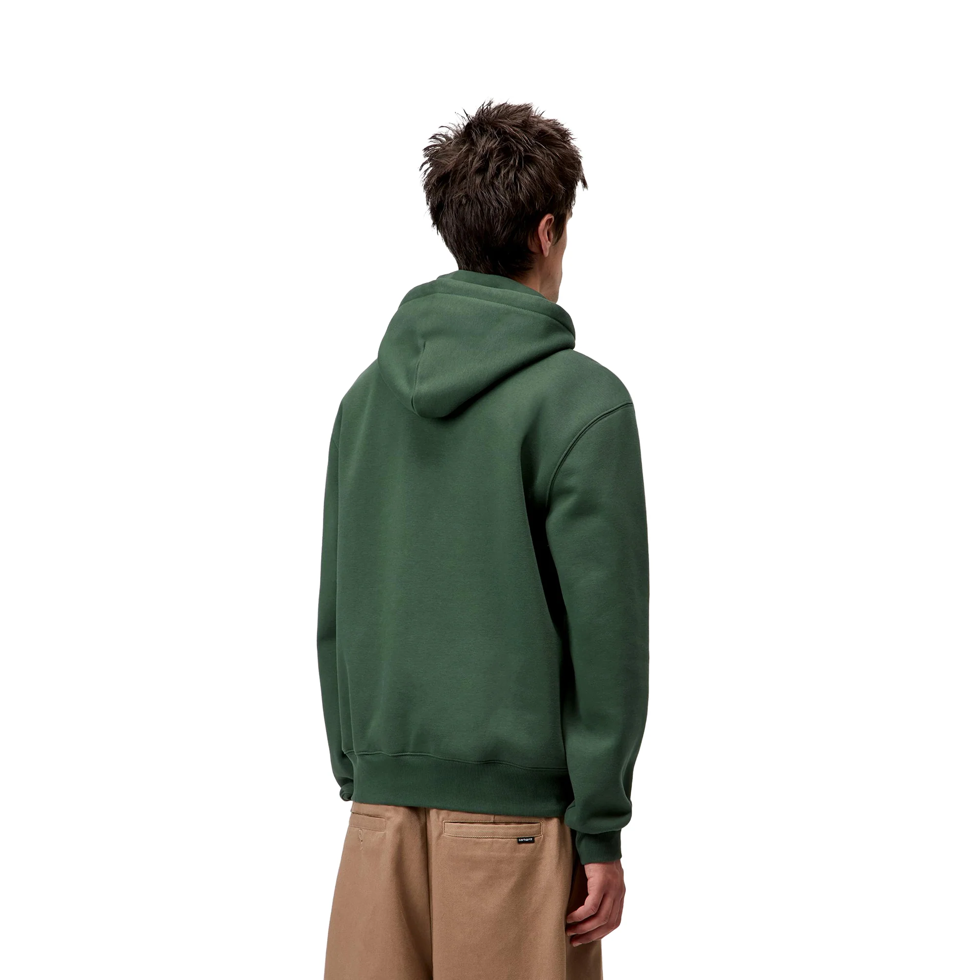 Carhartt WIP Hooded Carhartt Sweat Sycamore Tree/Phlox - Image 2