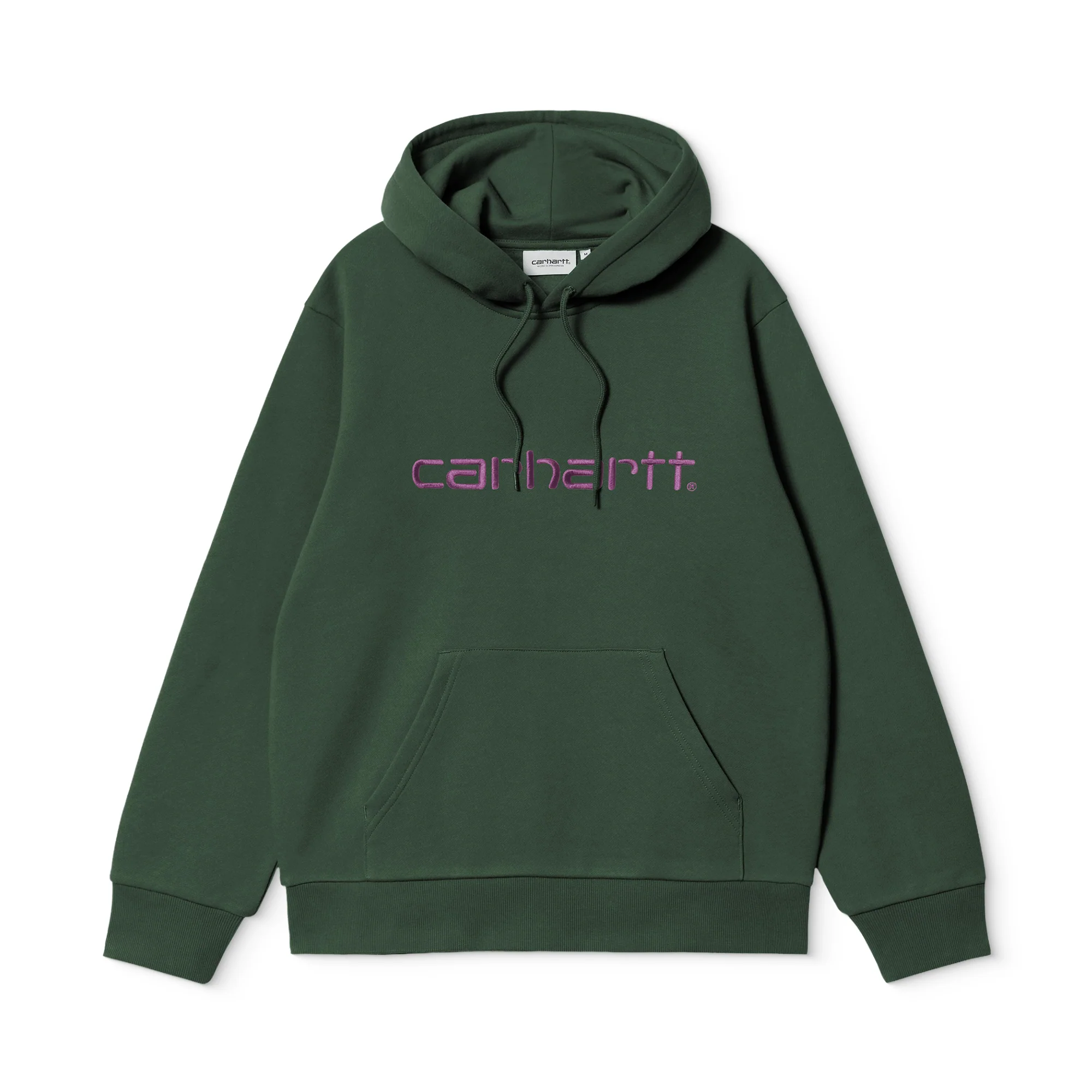 Carhartt WIP Hooded Carhartt Sweat Sycamore Tree/Phlox - Image 3