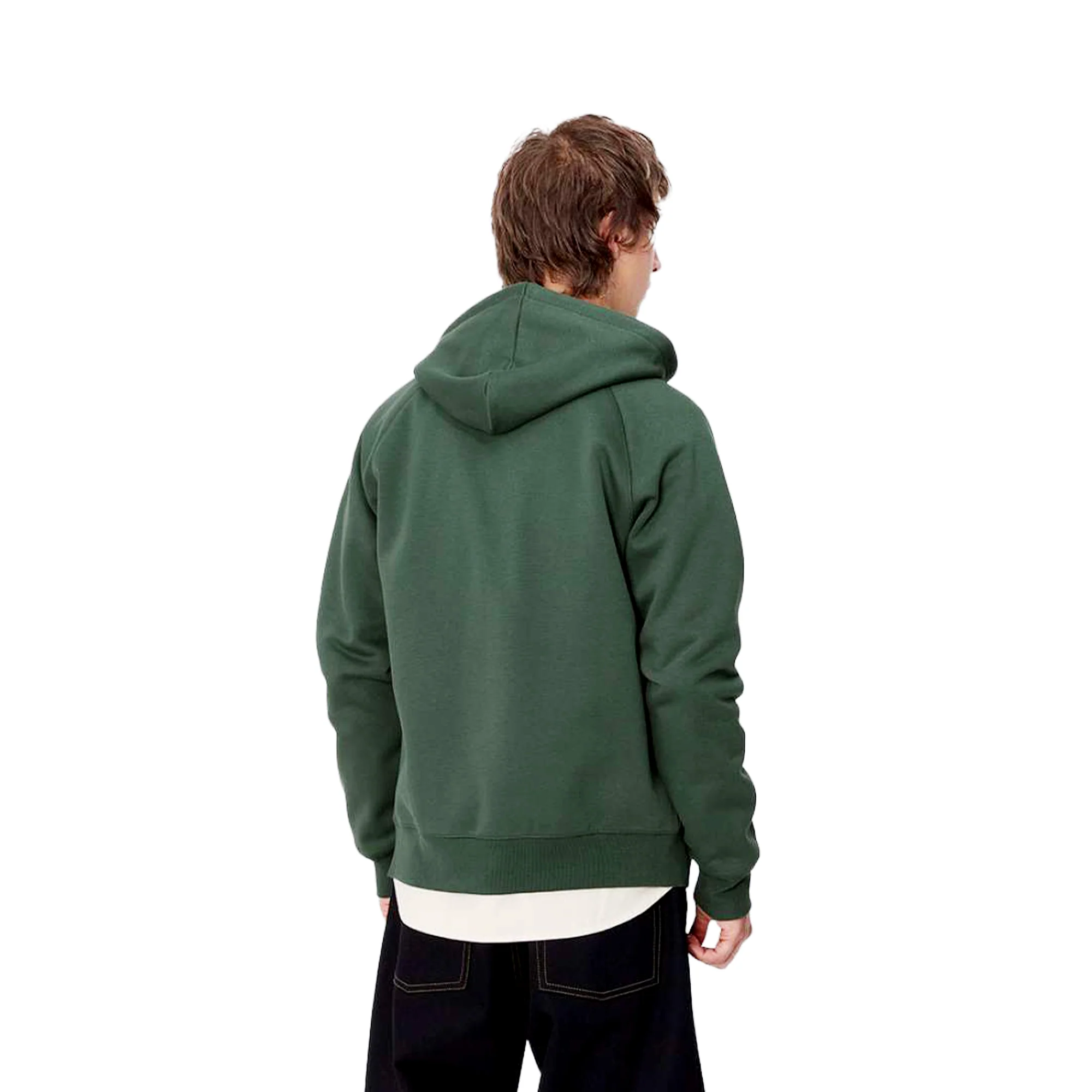 Carhartt WIP Hooded Chase Jacket Sycamore Tree/Gold - Image 2