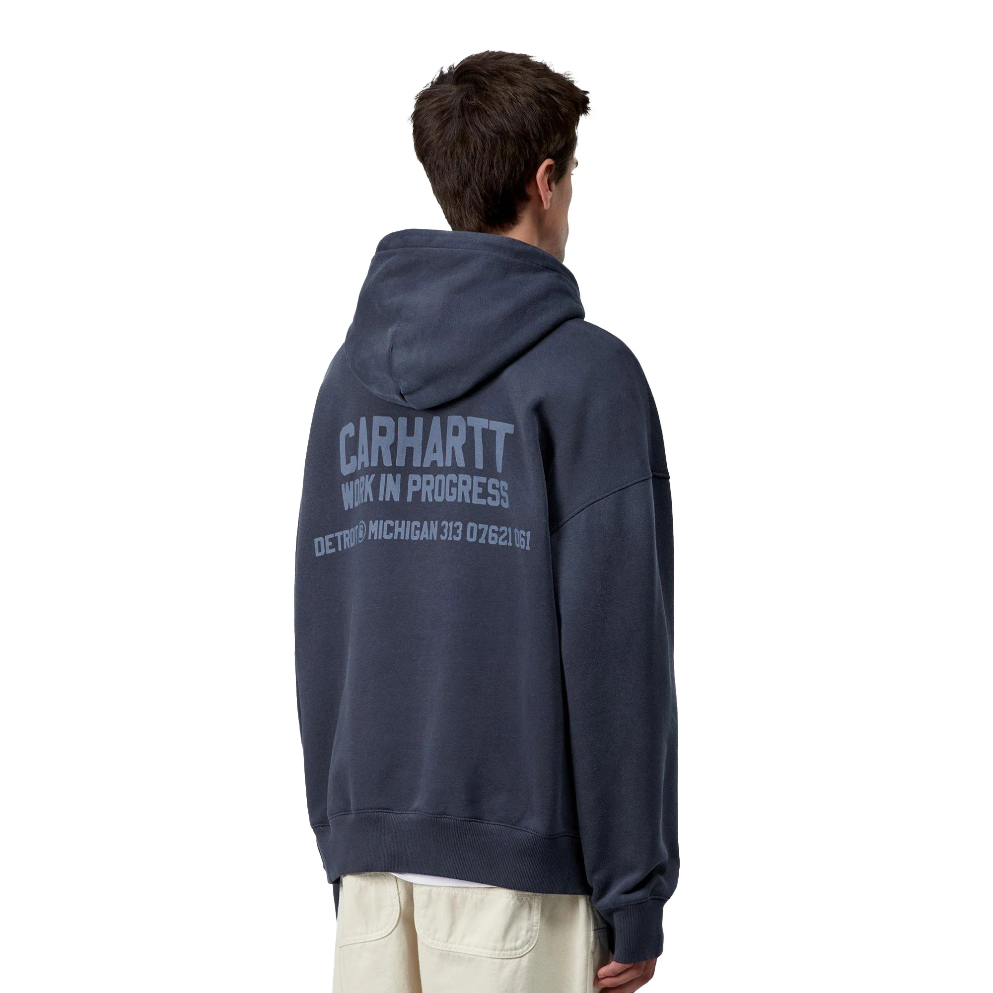 Carhartt WIP Hooded Distance Sweat Jupiter stone dyed - Image 2