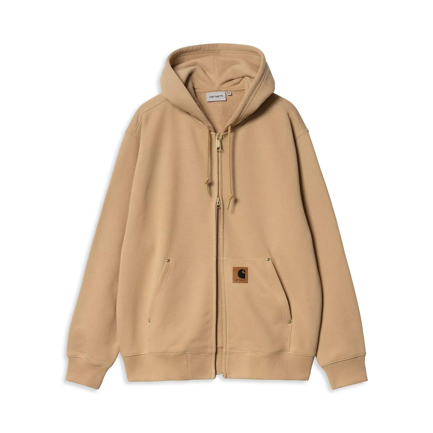 Carhartt WIP Hooded Eldon Sweat Jacket Dusty Hamilton Brown