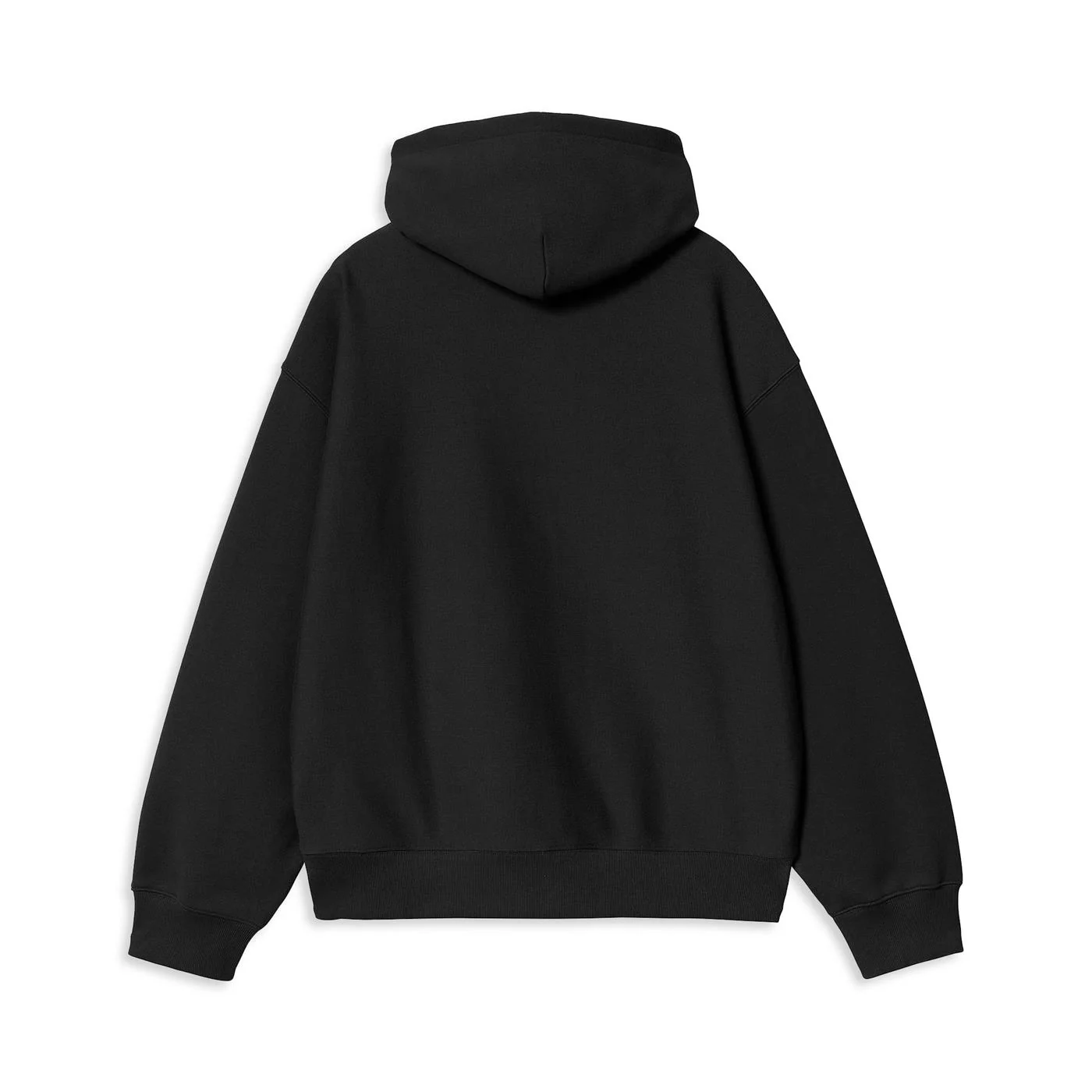 Carhartt WIP Hooded Label Script Sweat Black - Image 2