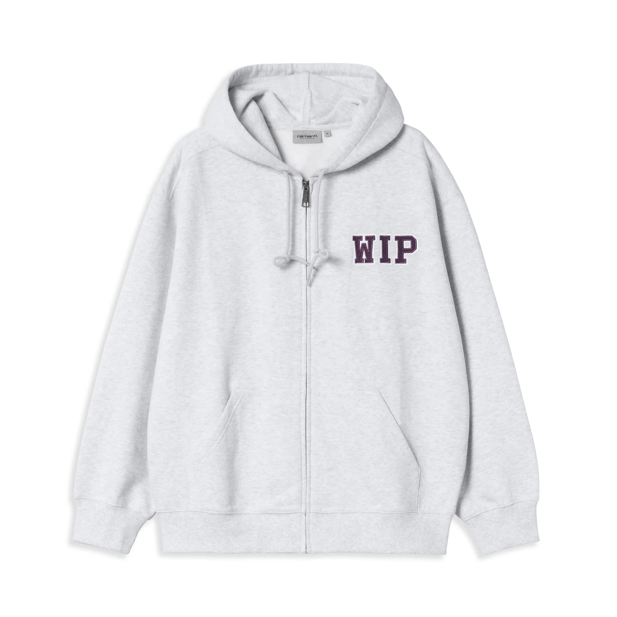 Carhartt WIP Hooded Mini Wip Sweat Jacket Ash Heather