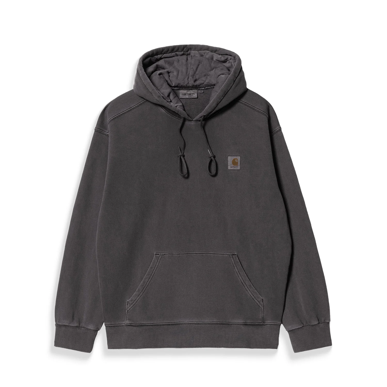 Carhartt WIP Hooded Nelson Sweat Black garment dyed - Image 3