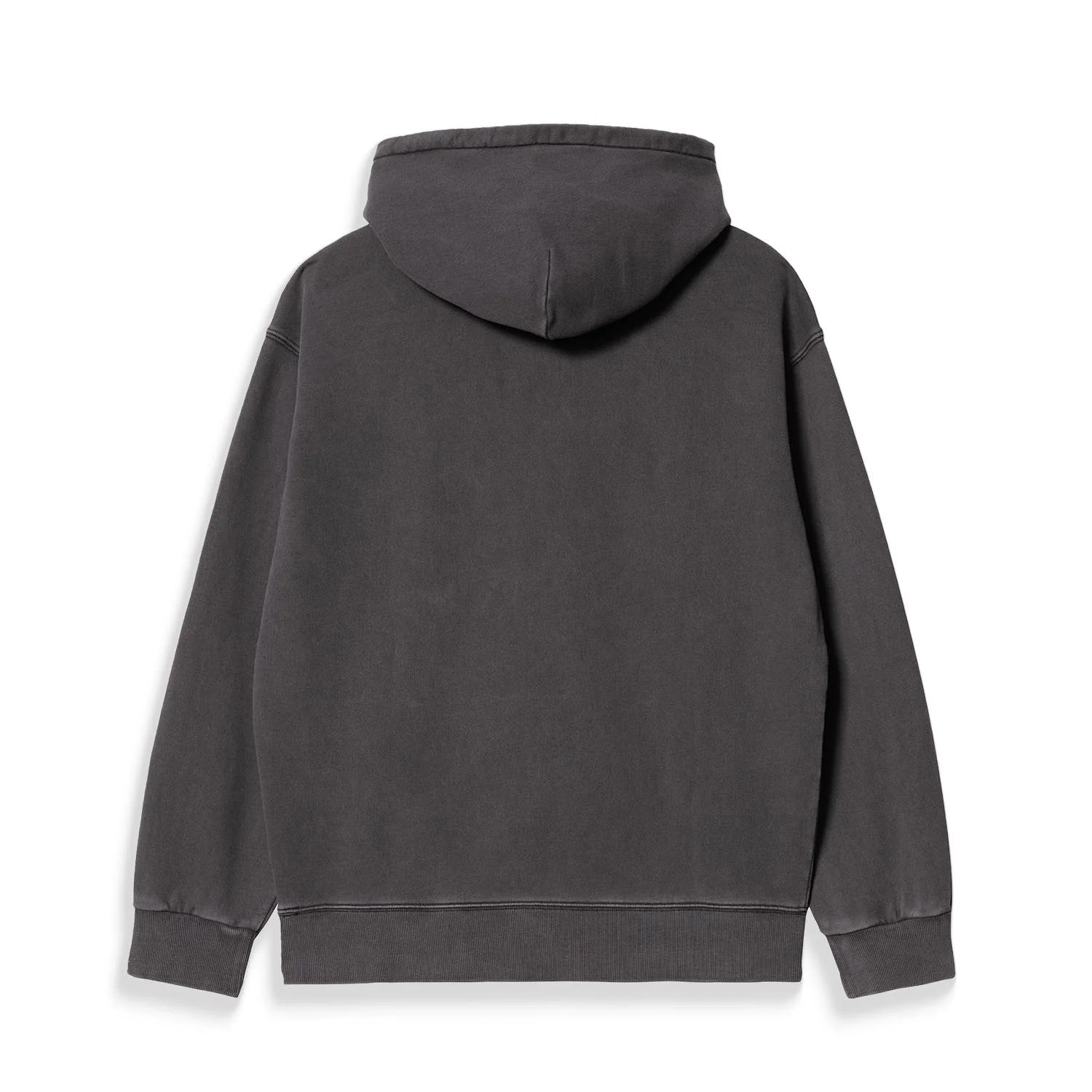 Carhartt WIP Hooded Nelson Sweat Black garment dyed - Image 4