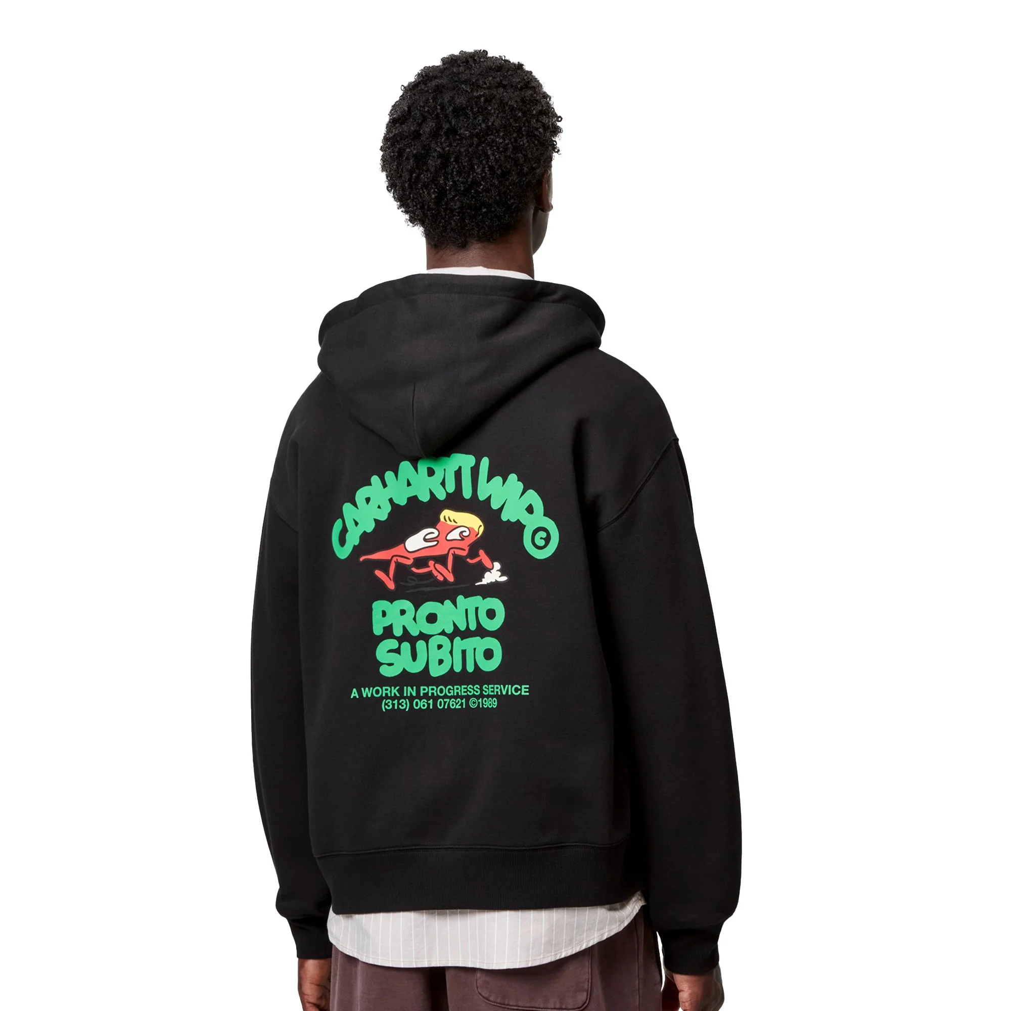 Carhartt WIP Hooded Pronto Sweat Jacket Black