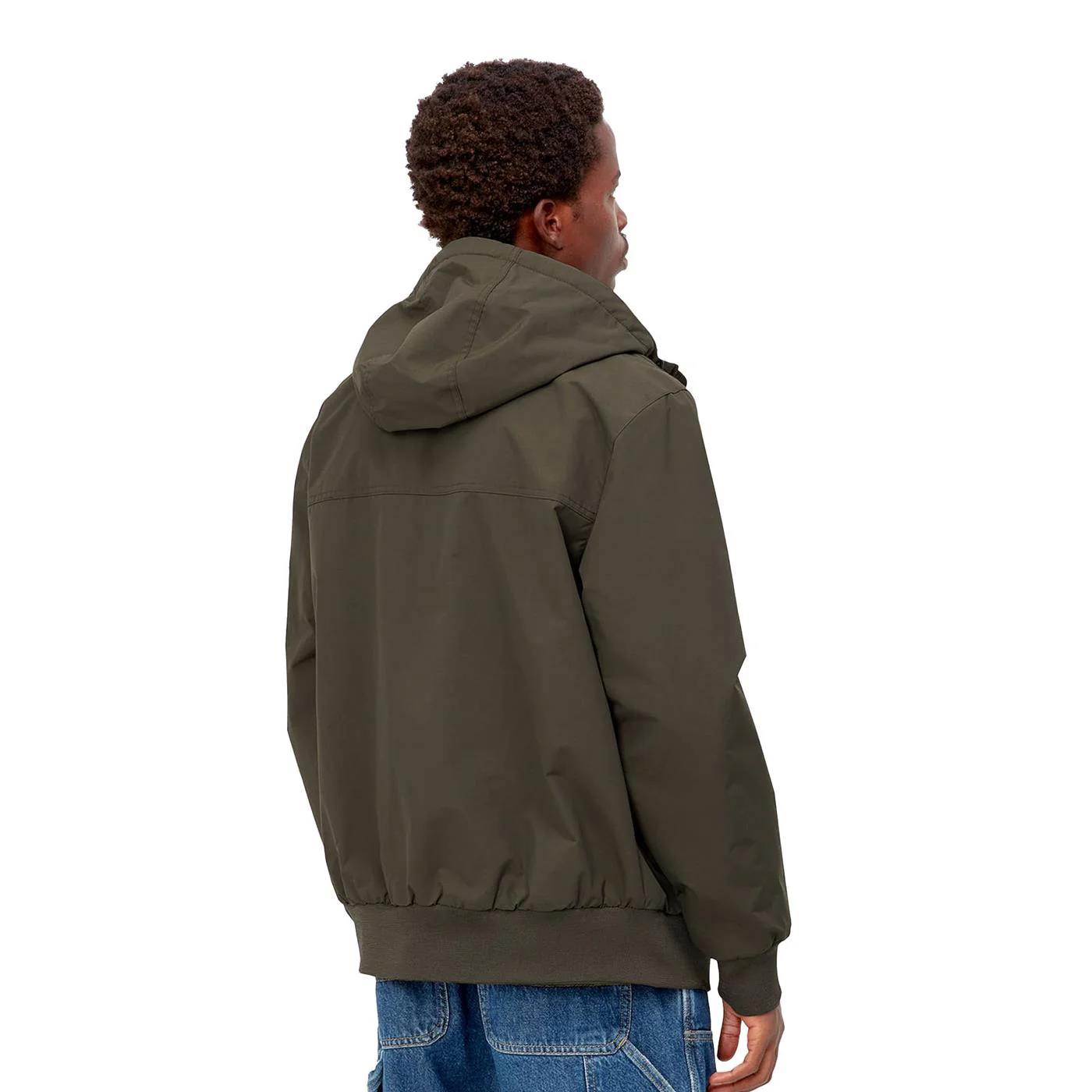 Carhartt WIP Hooded Sail Jacket Cypress/Black - Image 2