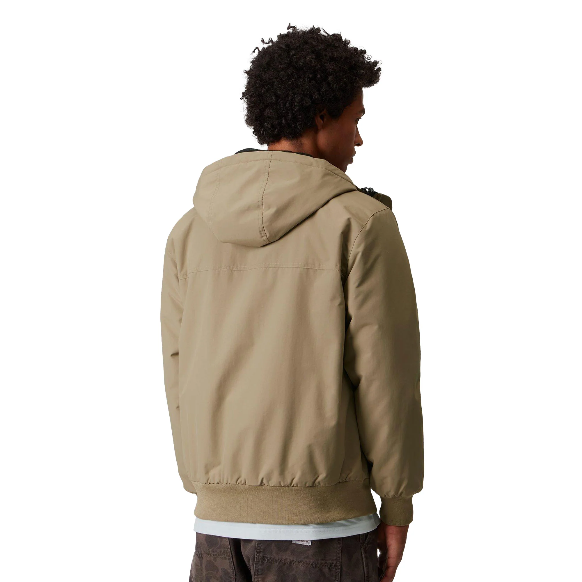 Carhartt WIP Hooded Sail Jacket Leather/Black - Image 3