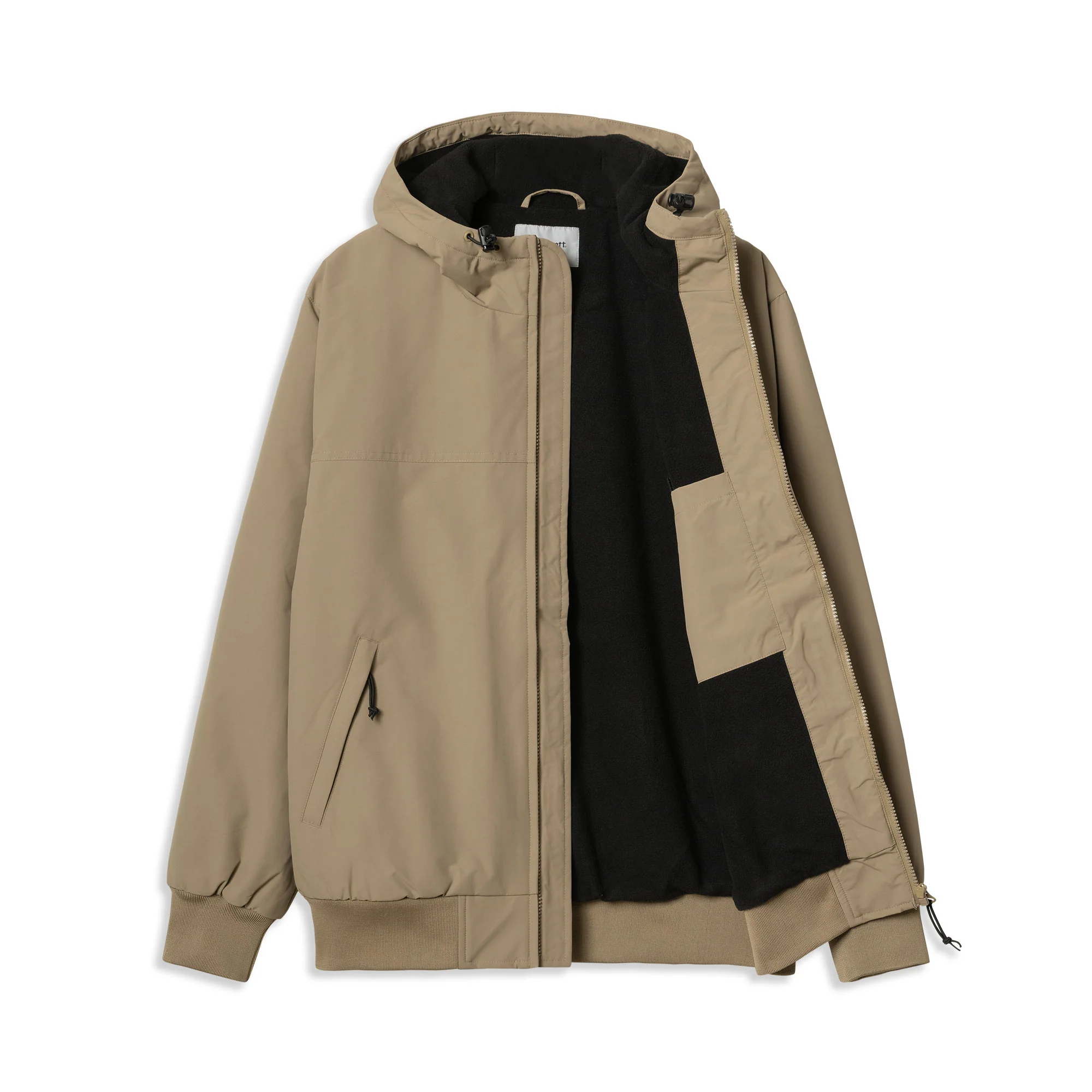 Carhartt WIP Hooded Sail Jacket Leather/Black - Image 4
