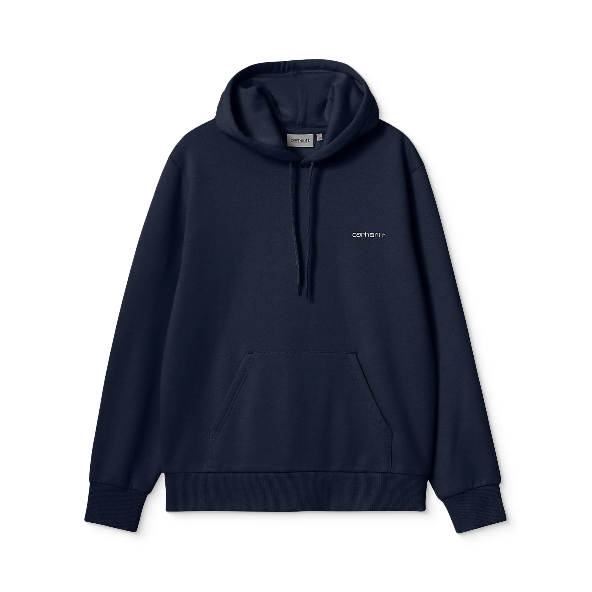 Carhartt WIP Hooded Script Embroidery Sweat Air Force Blue