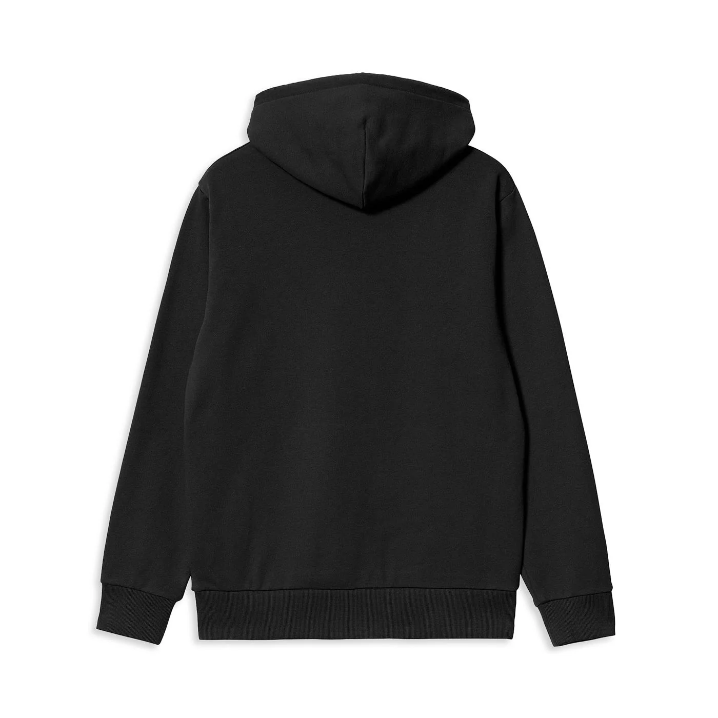 Carhartt WIP Hooded Script Embroidery Sweat Black/White - Image 2