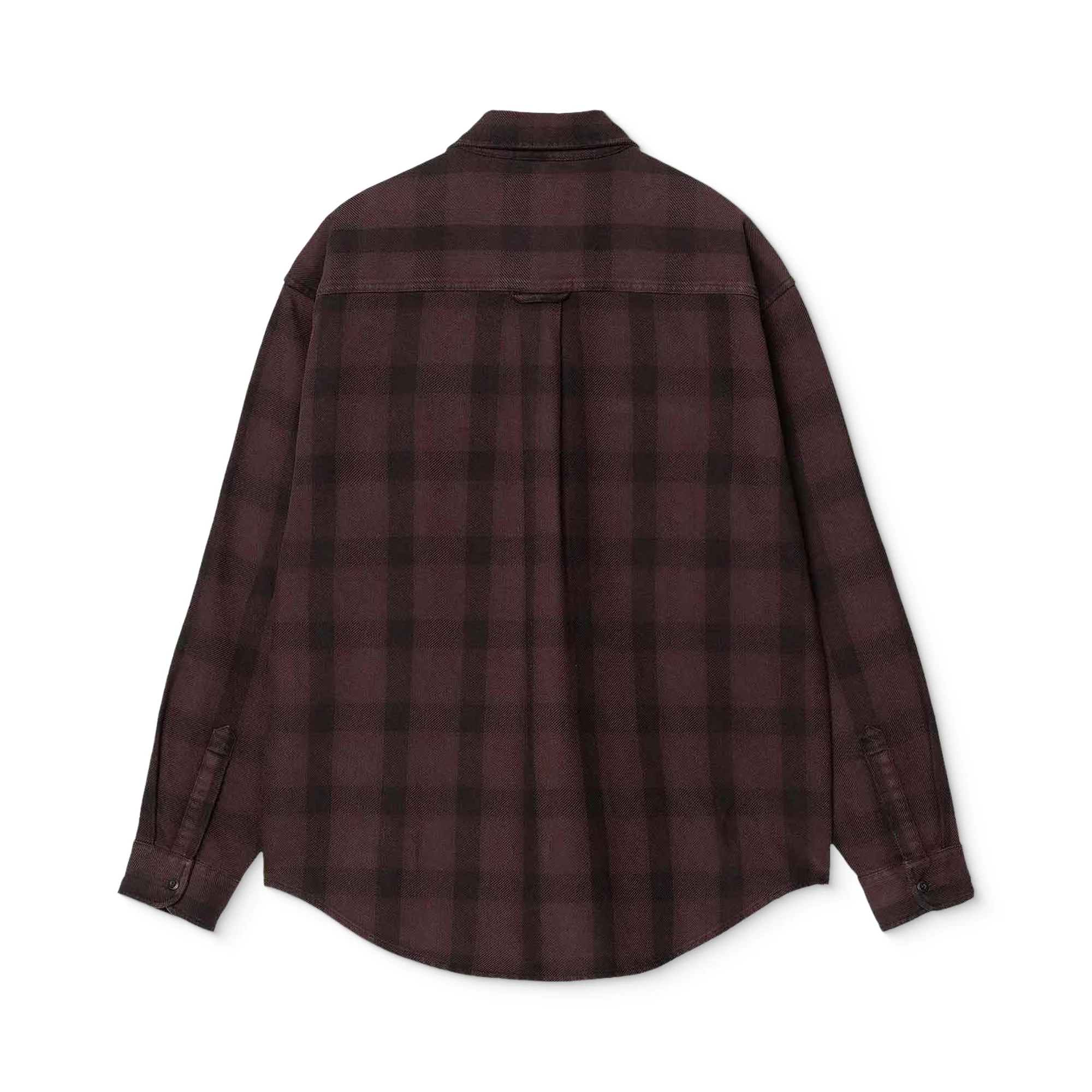 Carhartt WIP L/S Edmands Shirt Natural/Palisander Check - Image 2