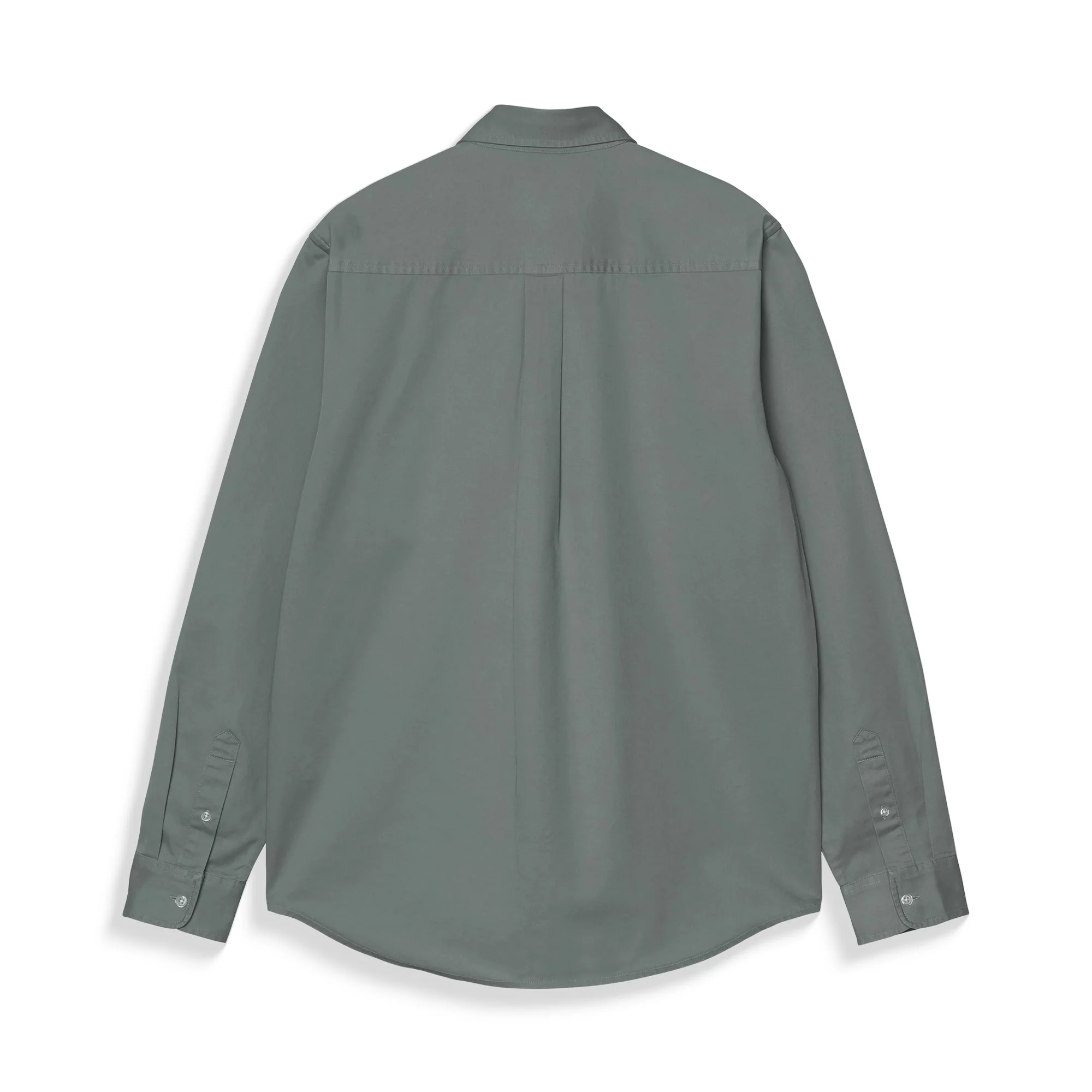 Carhartt WIP L/S Madison Shirt Velvet Green/White - Image 2