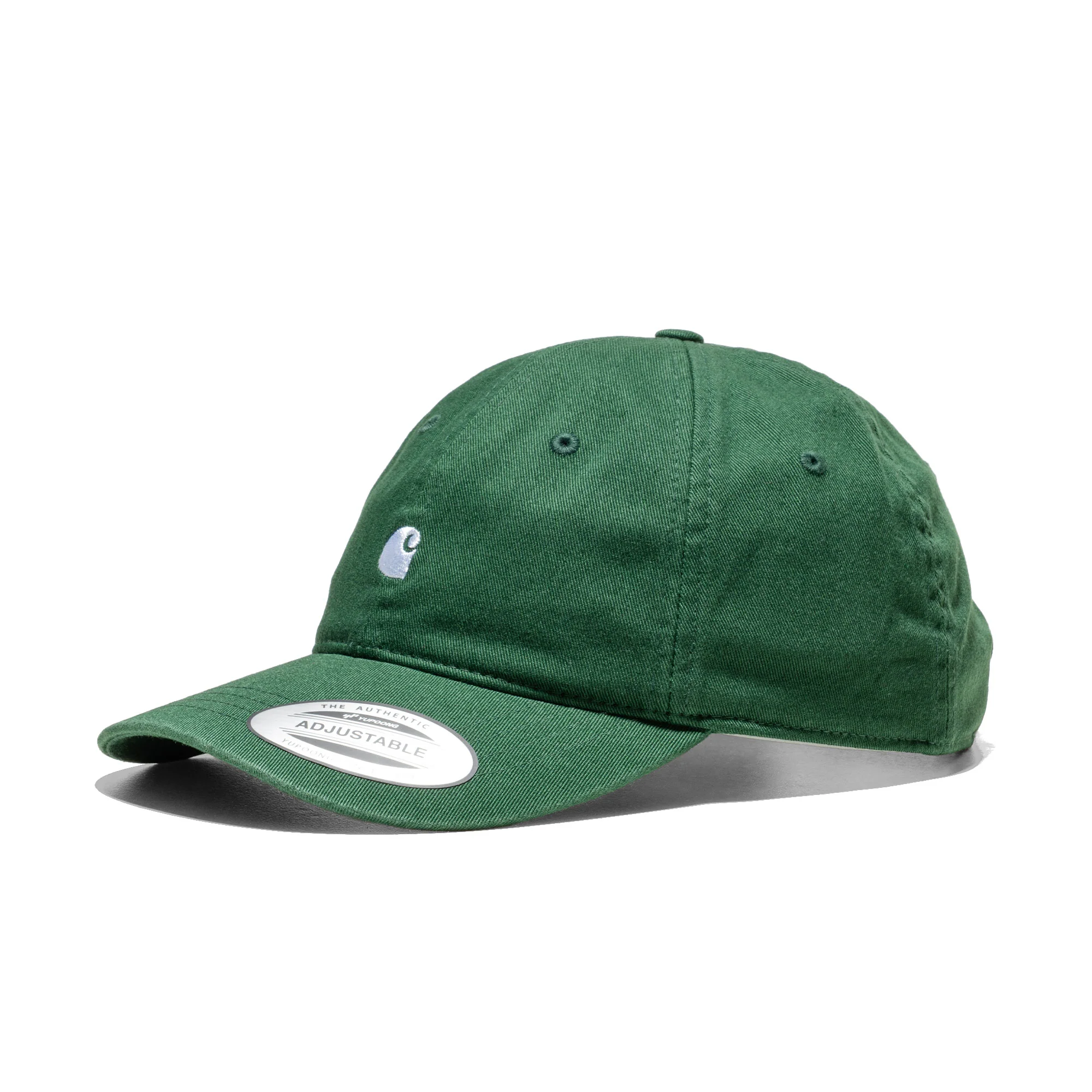 Carhartt WIP Madison Logo Cap Conifer/White - Image 2