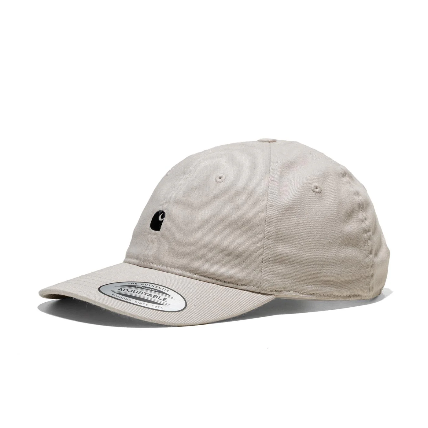 Carhartt WIP Madison Logo Cap Moonbeam/Black - Image 2