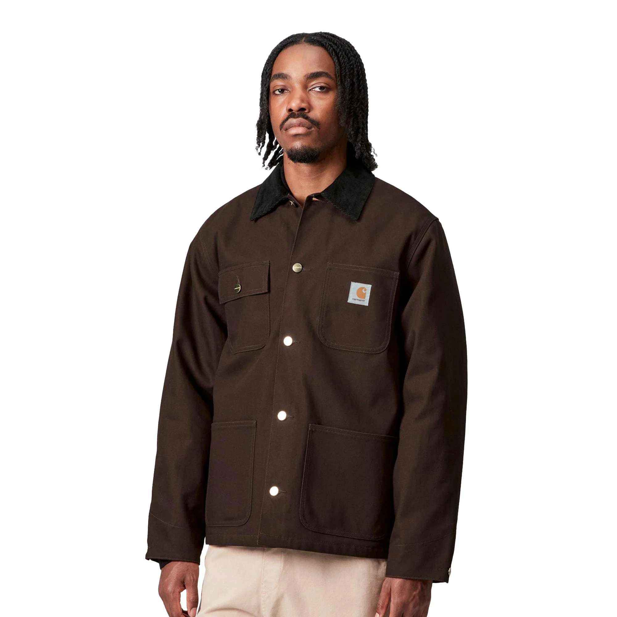Carhartt WIP Michigan Coat Tobacco/Black rigid - Image 3