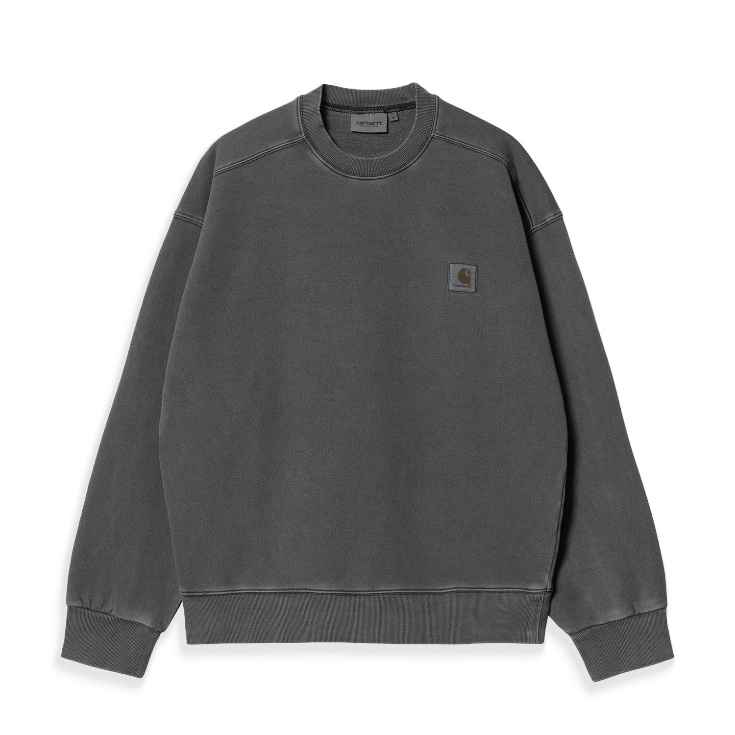 Carhartt WIP Nelson Sweat Black garment dyed - Image 3