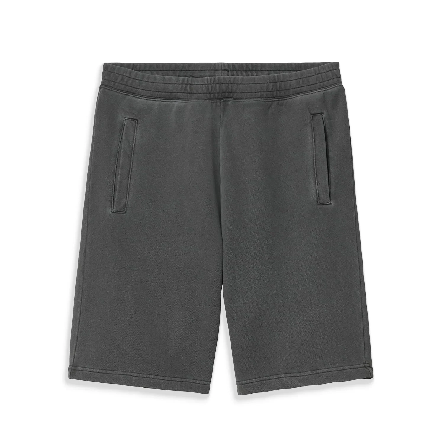 Carhartt WIP Nelson Sweat Short Black garment dyed - Image 2
